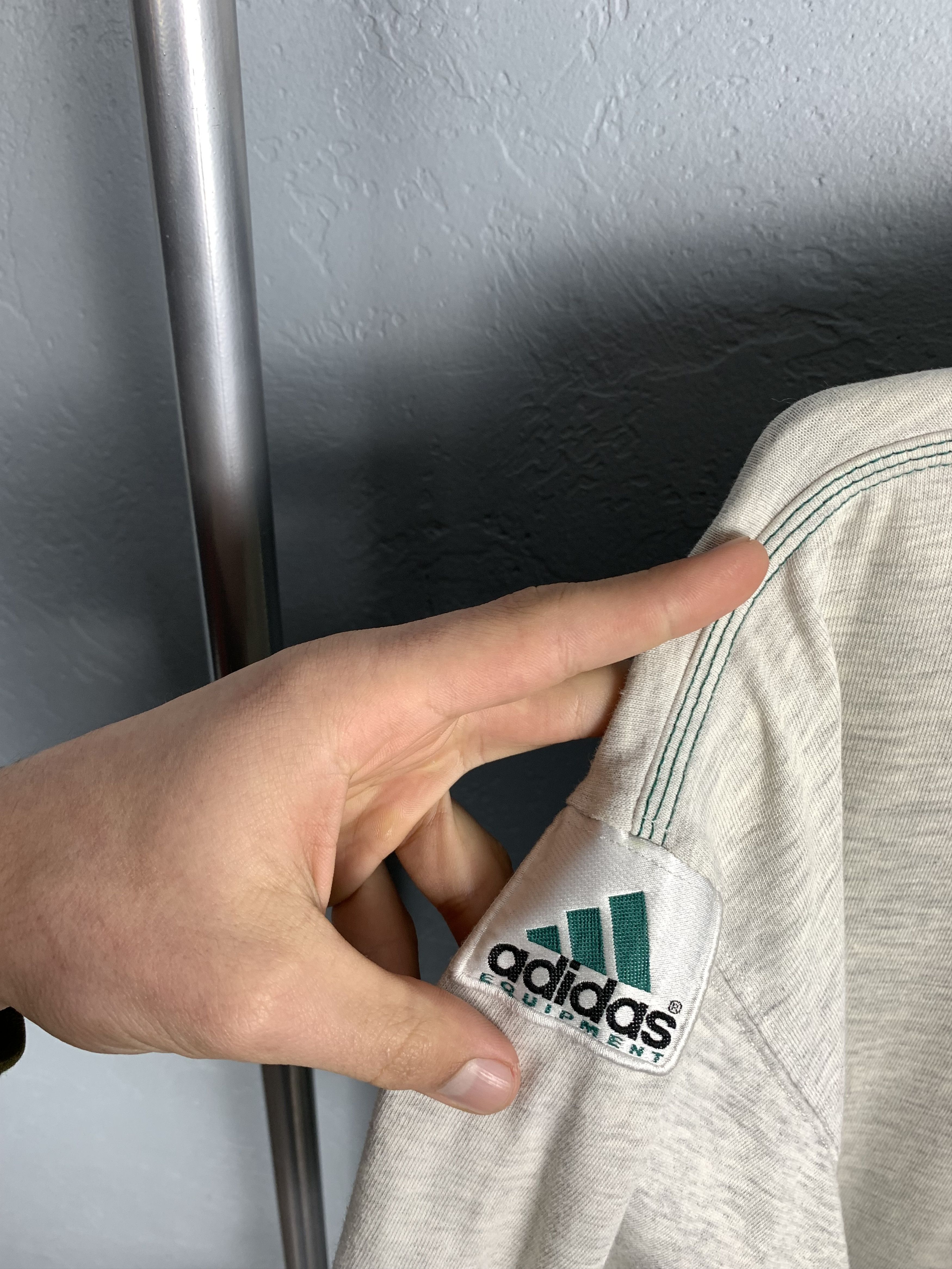Adidas × Vintage Vintage Adidas Equipment Mens Polo Shirt Size US L / EU 52-54 / 3 - 6 Thumbnail