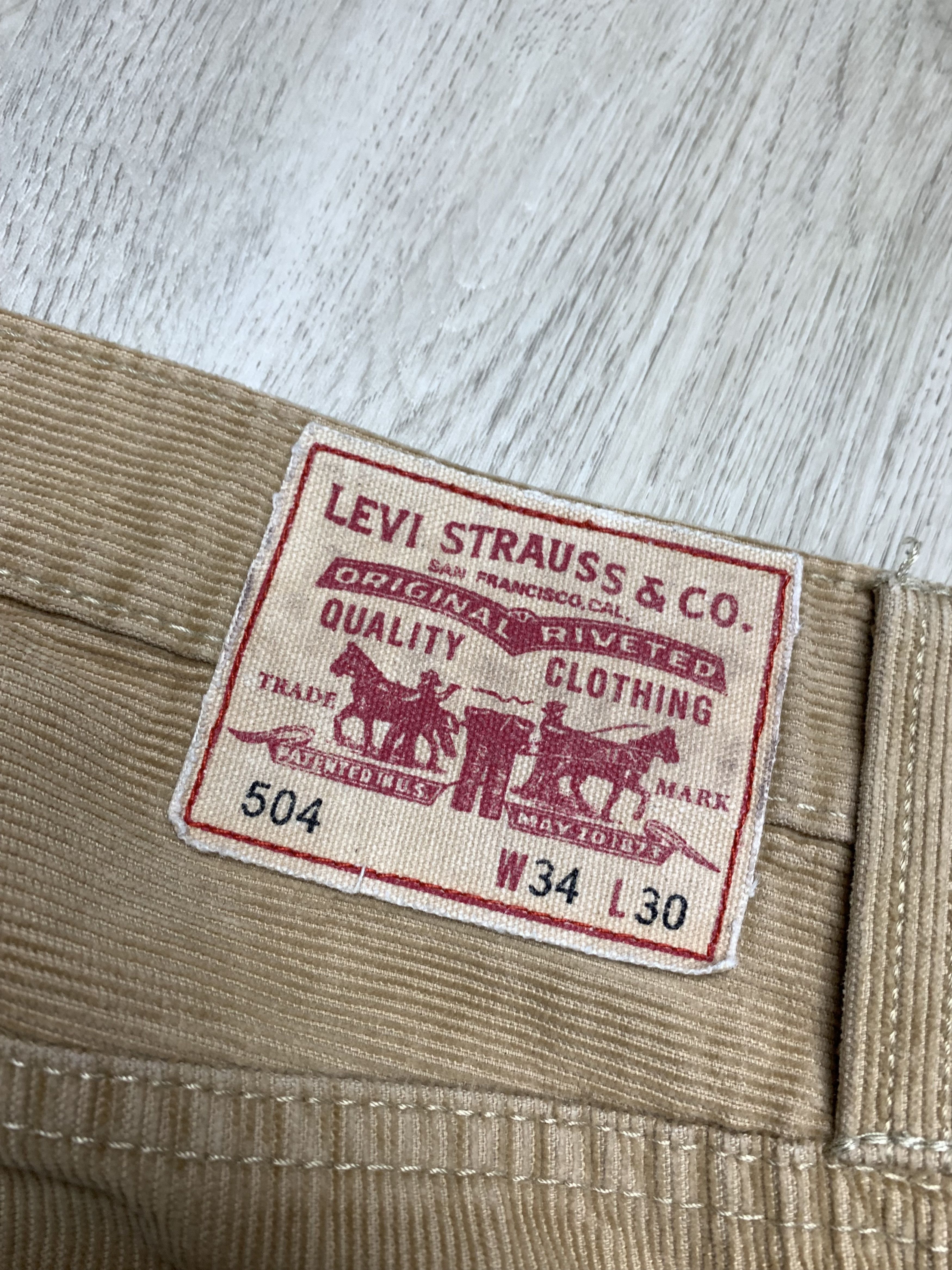 Levi's × Levi's Vintage Clothing × Vintage Vintage Levis 504 Corduroy Denim Pants Size US 34 / EU 50 - 5 Thumbnail