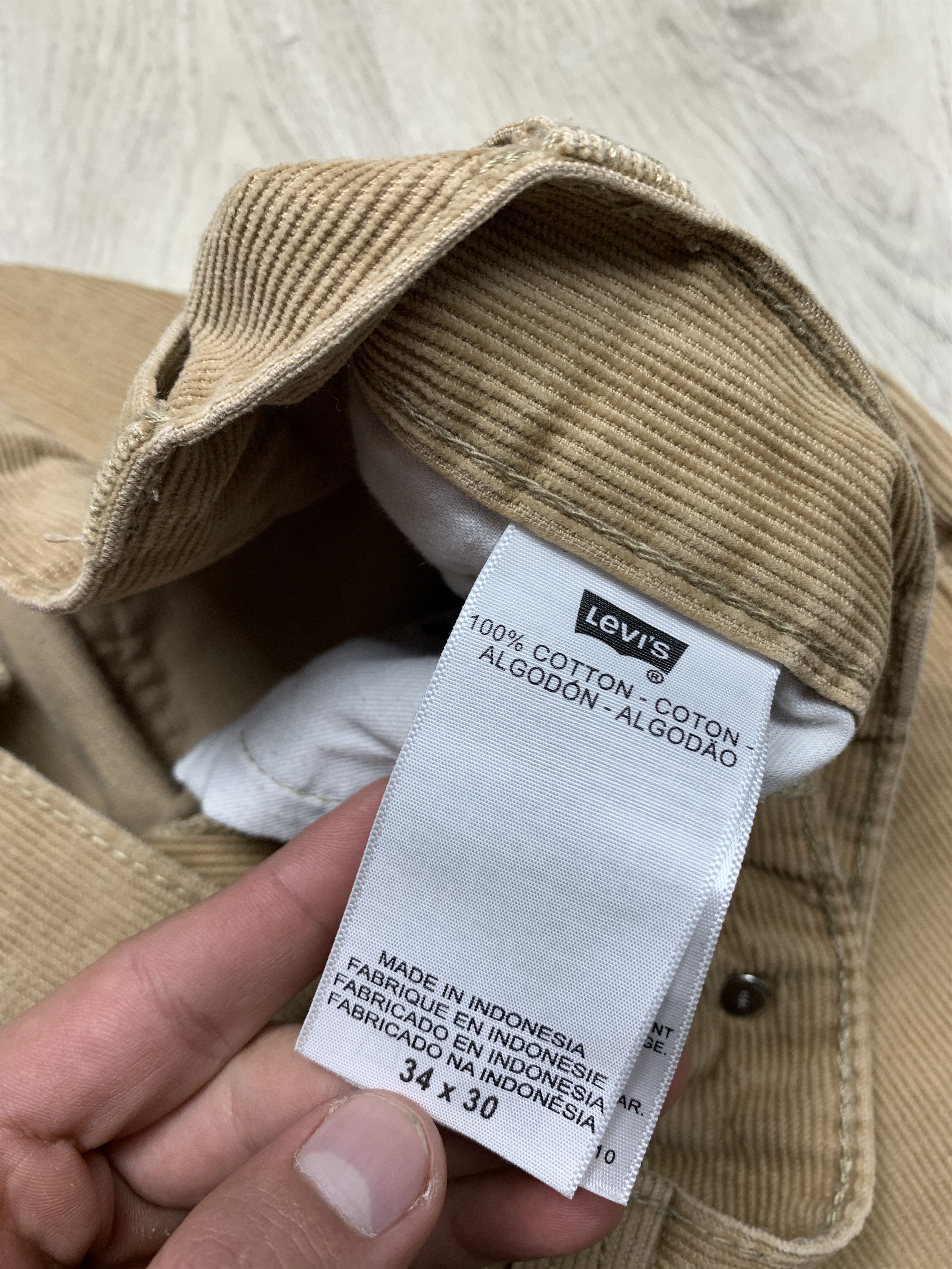 Levi's × Levi's Vintage Clothing × Vintage Vintage Levis 504 Corduroy Denim Pants Size US 34 / EU 50 - 8 Thumbnail