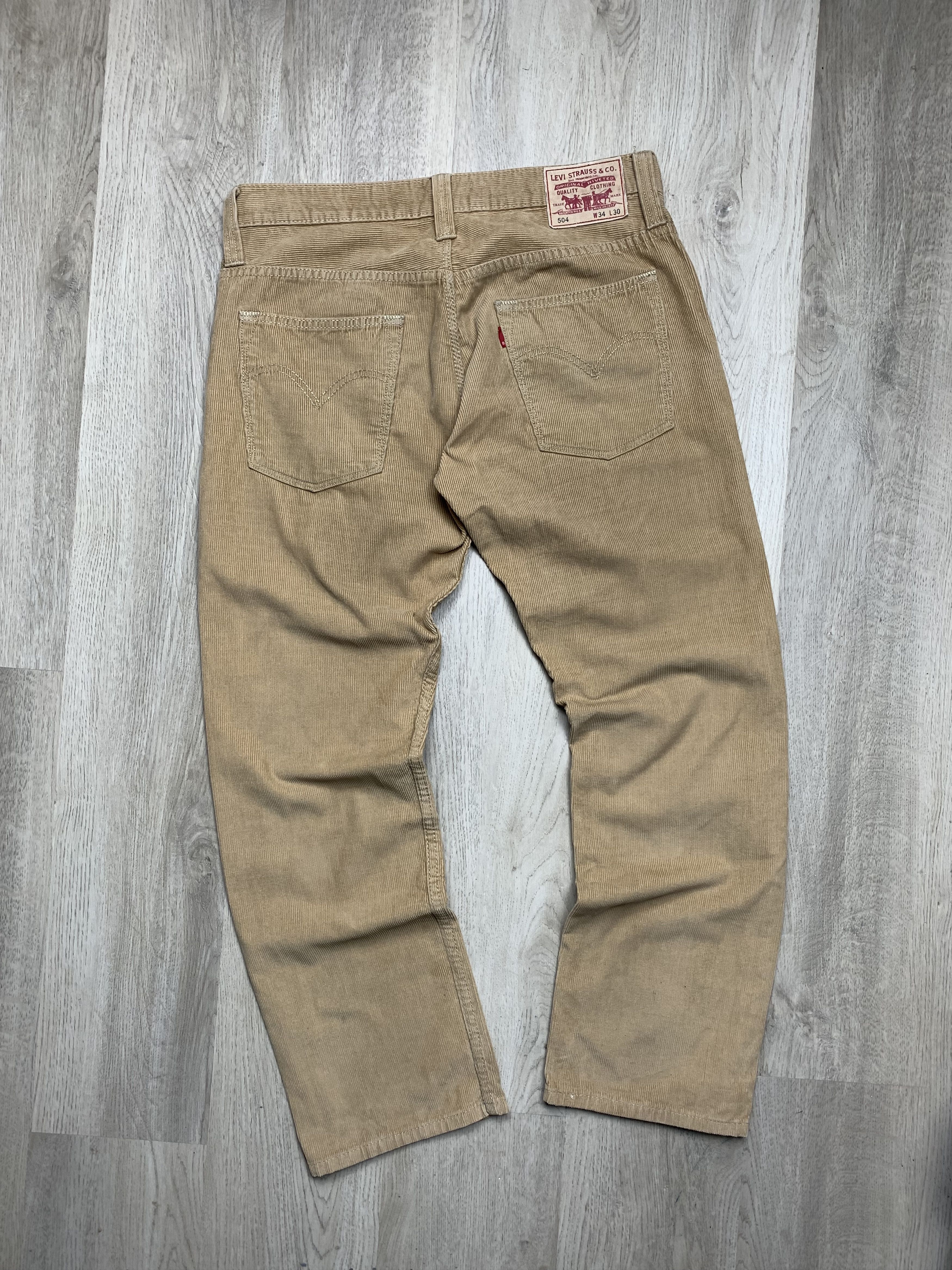 Levi's × Levi's Vintage Clothing × Vintage Vintage Levis 504 Corduroy Denim Pants Size US 34 / EU 50 - 1 Thumbnail