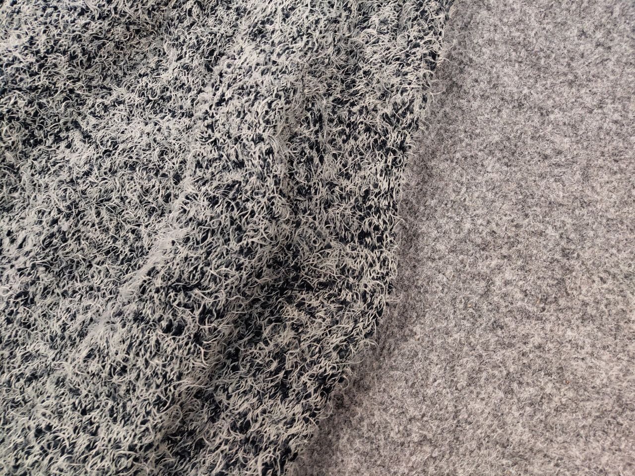 Japanese Brand Vintage 90's Japanese Black Mohair Style Fuzzy Sweater Size US L / EU 52-54 / 3 - 5 Thumbnail