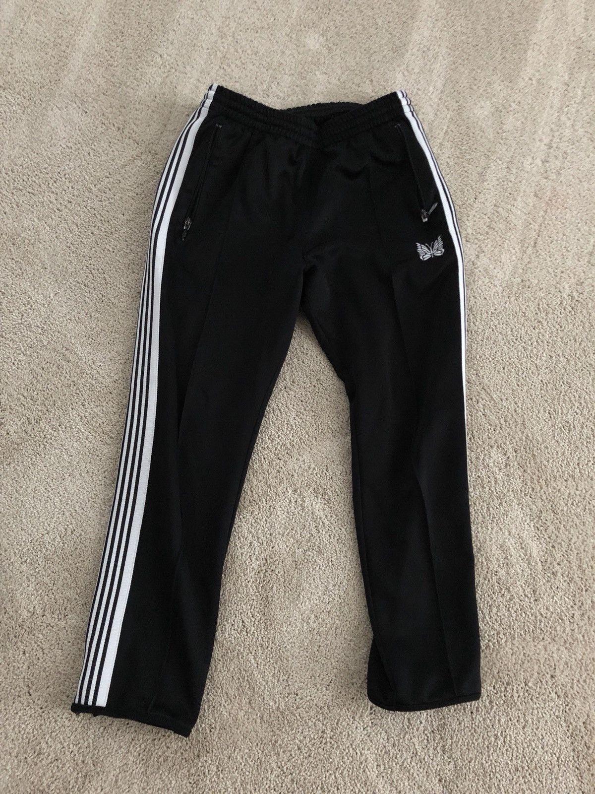 Needles Beams x Needles Black White Track Pants | Grailed