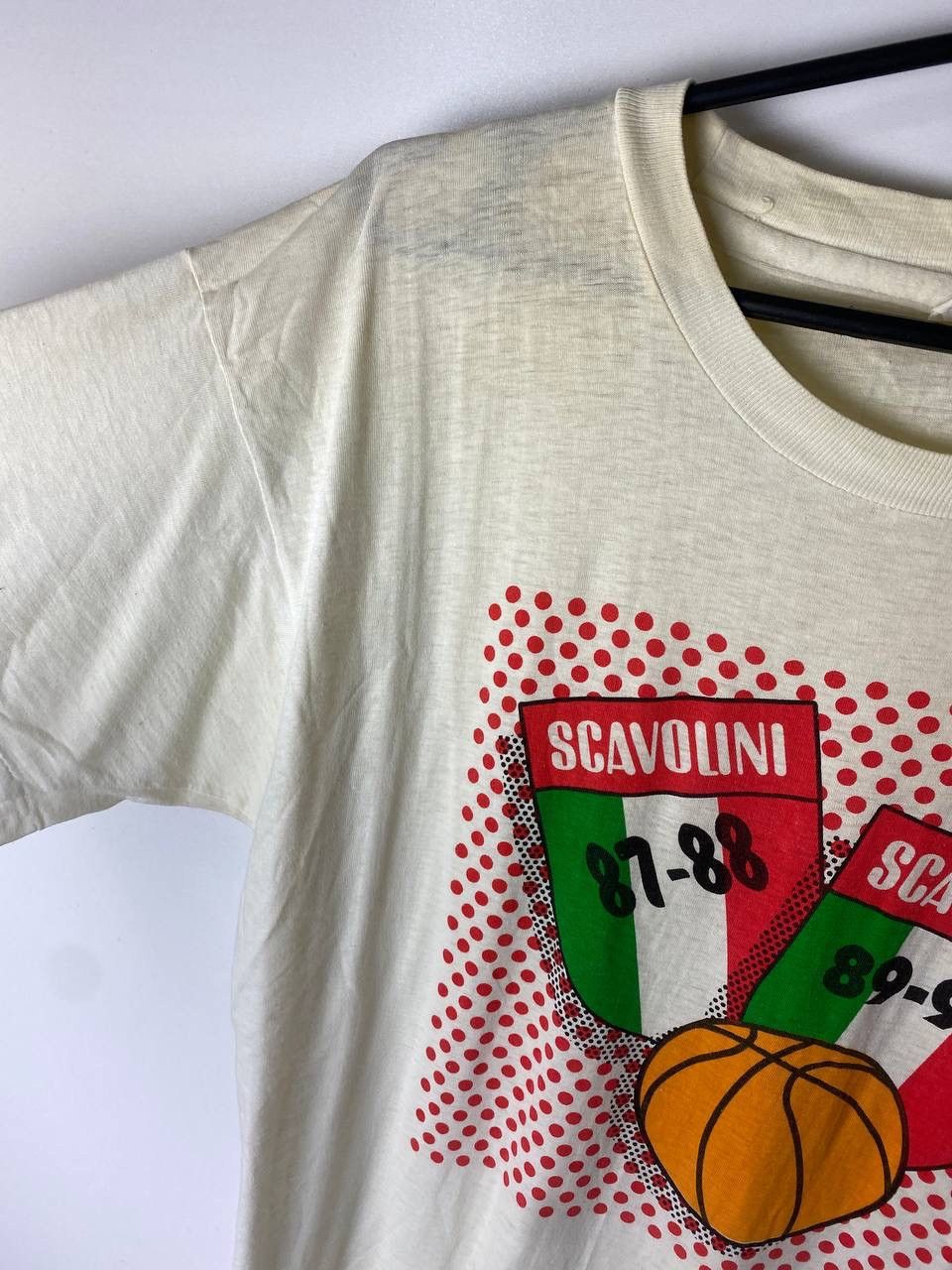 NBA Scavolini 90s NBA vintage t-shirt size XL Size US XL / EU 56 / 4 - 4 Thumbnail