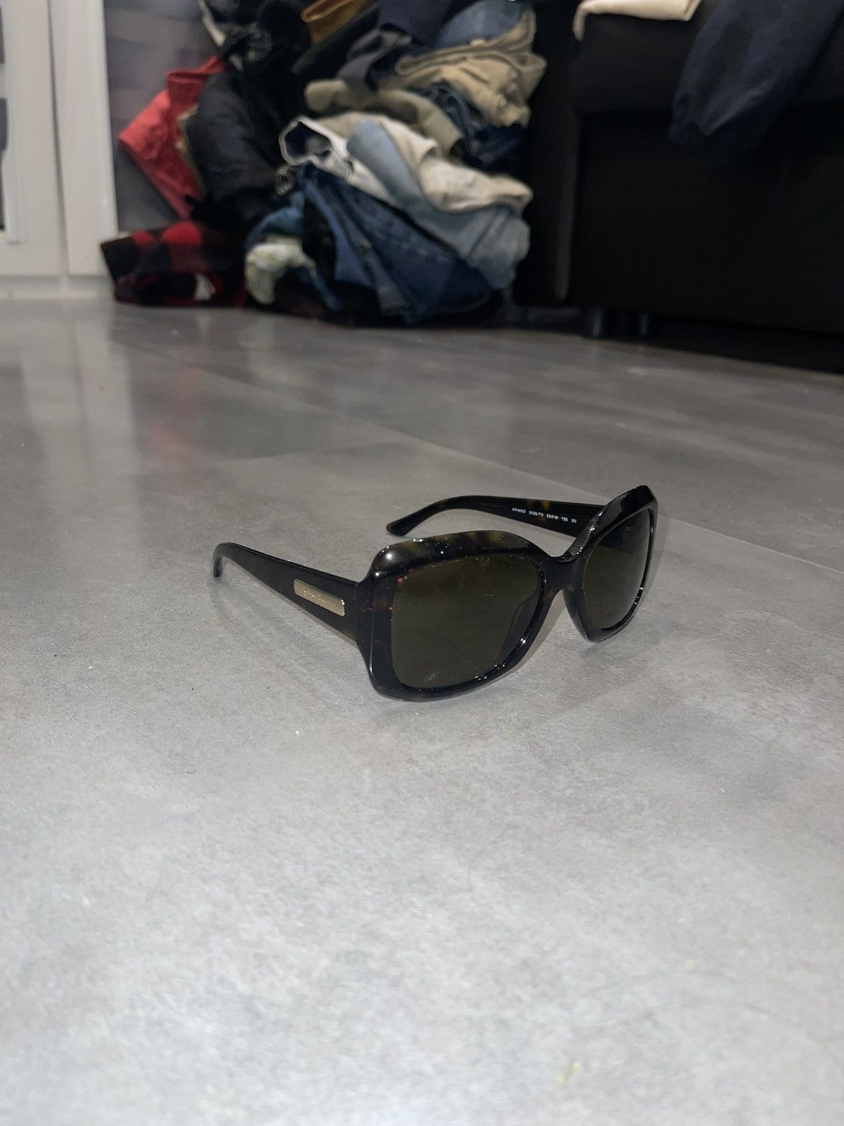 Emporio Armani Giorgio Armani AR8002 5026/73 Black Tiger Camo Sunglasses Size ONE SIZE - 3 Thumbnail