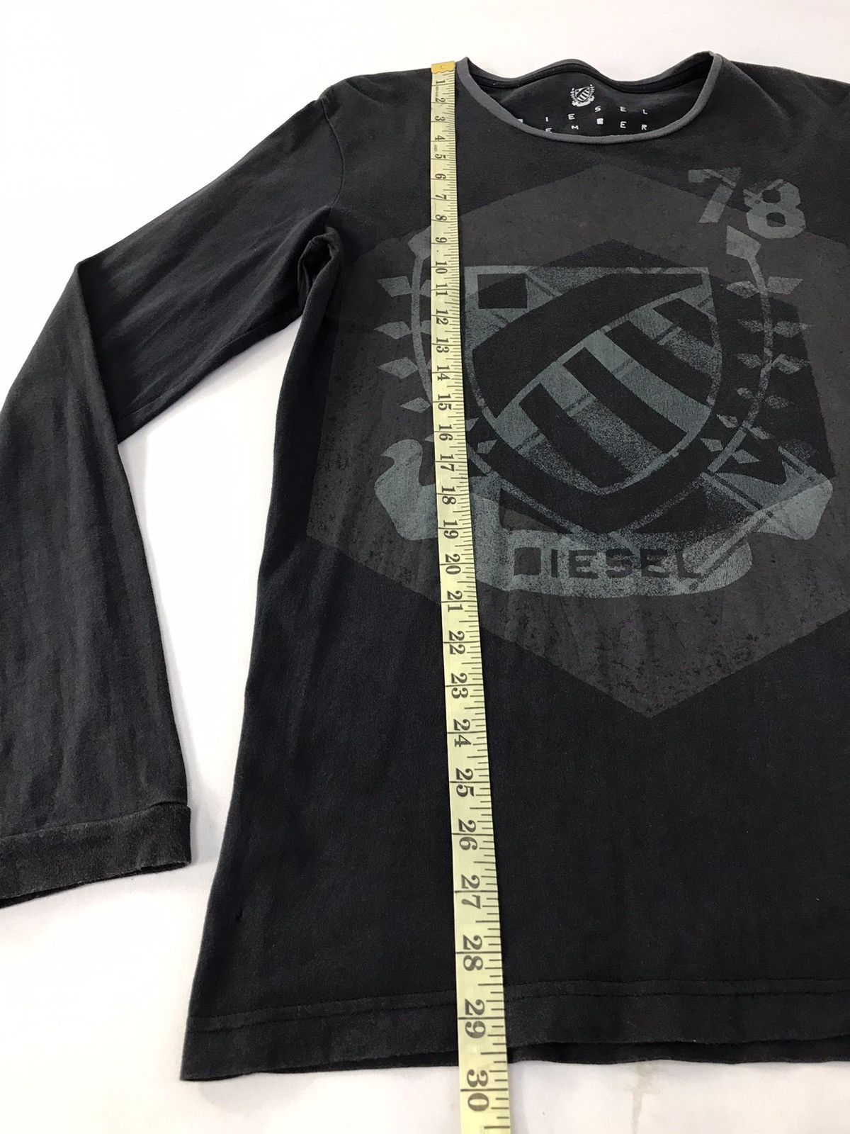 Diesel Diesel Member 78 Printed Big Logo Long Sleeve T.Shirt Size US M / EU 48-50 / 2 - 10 Thumbnail