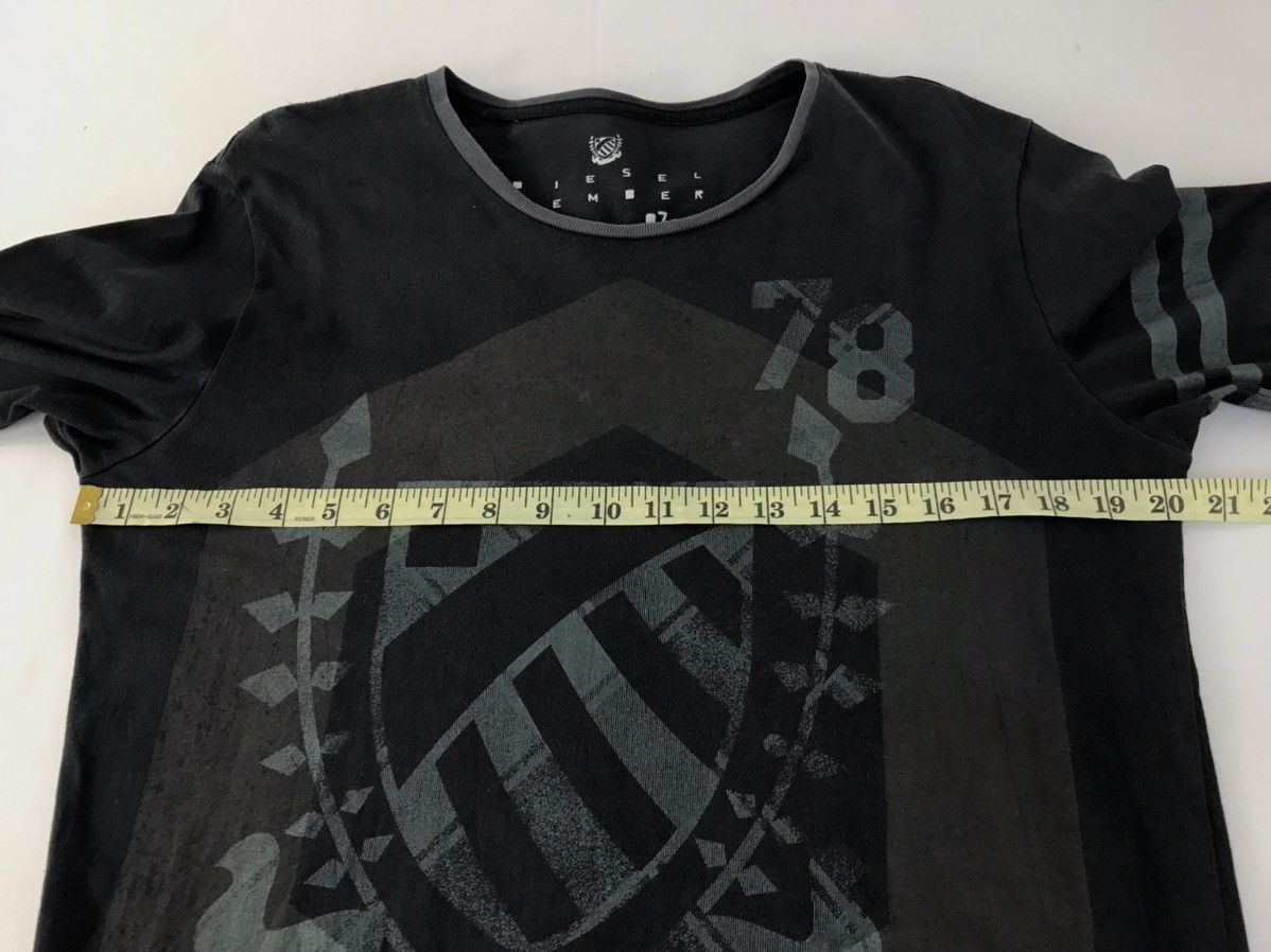 Diesel Diesel Member 78 Printed Big Logo Long Sleeve T.Shirt Size US M / EU 48-50 / 2 - 9 Thumbnail
