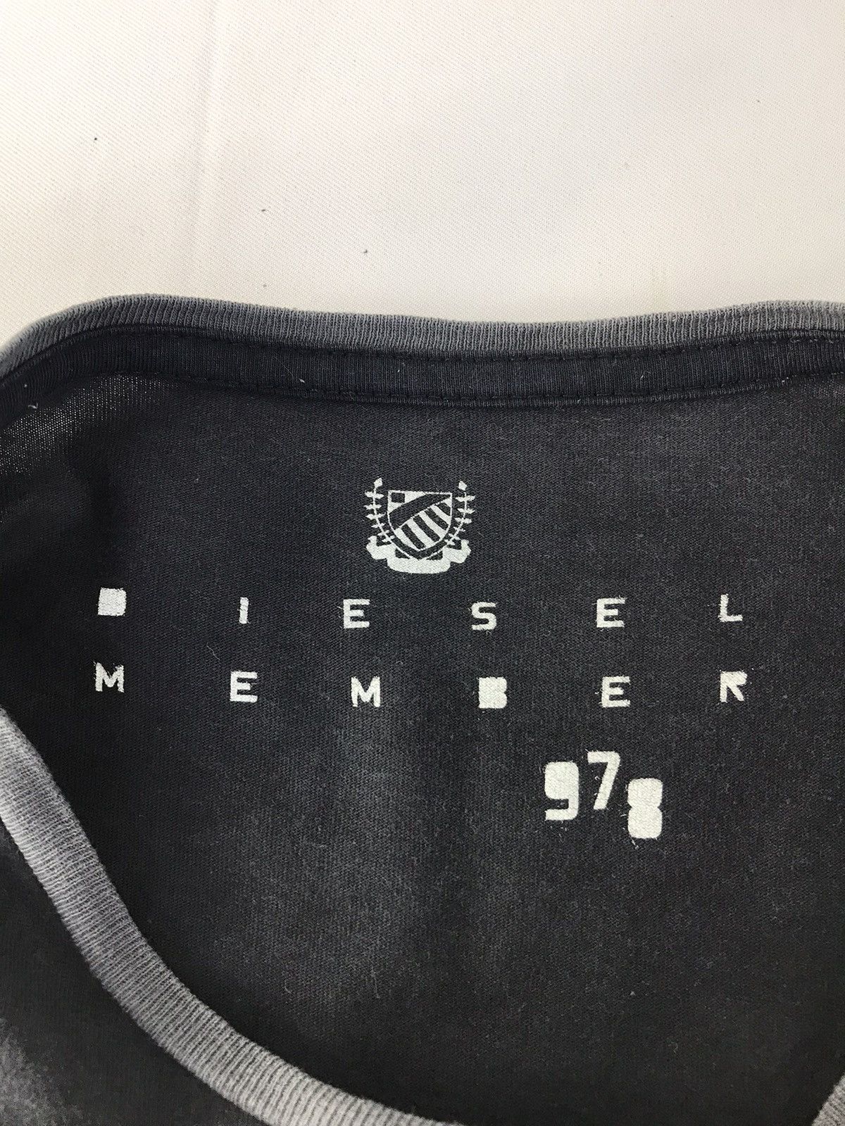 Diesel Diesel Member 78 Printed Big Logo Long Sleeve T.Shirt Size US M / EU 48-50 / 2 - 6 Thumbnail