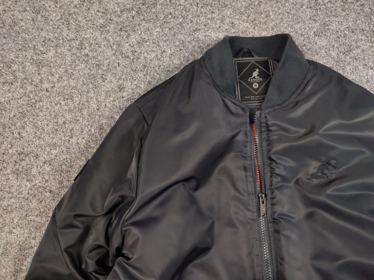 Kangol Kangol Original Logo Dark Gray Bomber Jacket Retro Style Size US S / EU 44-46 / 1 - 12 Thumbnail
