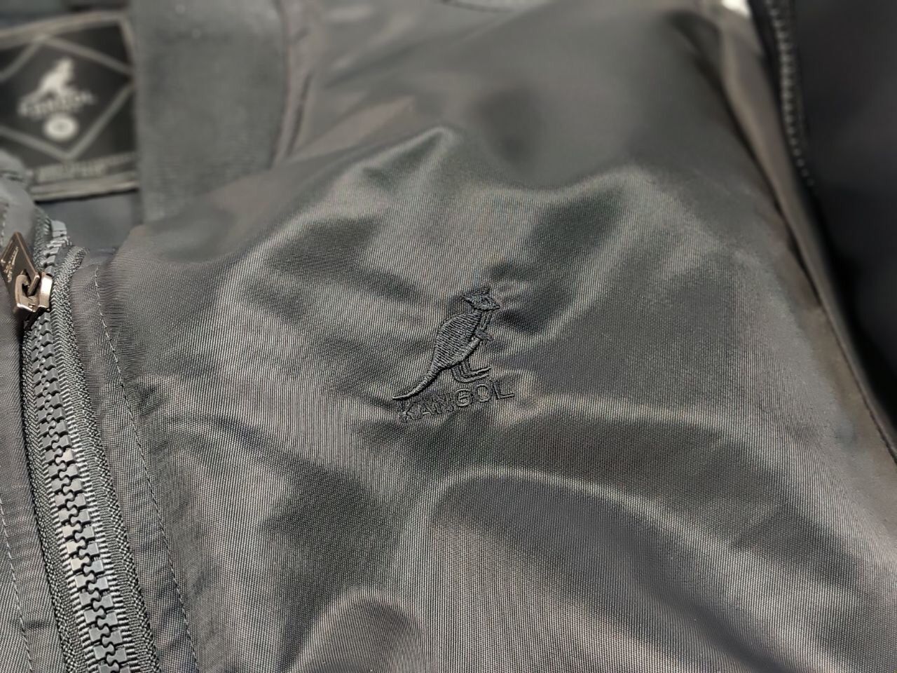 Kangol Kangol Original Logo Dark Gray Bomber Jacket Retro Style Size US S / EU 44-46 / 1 - 19 Thumbnail