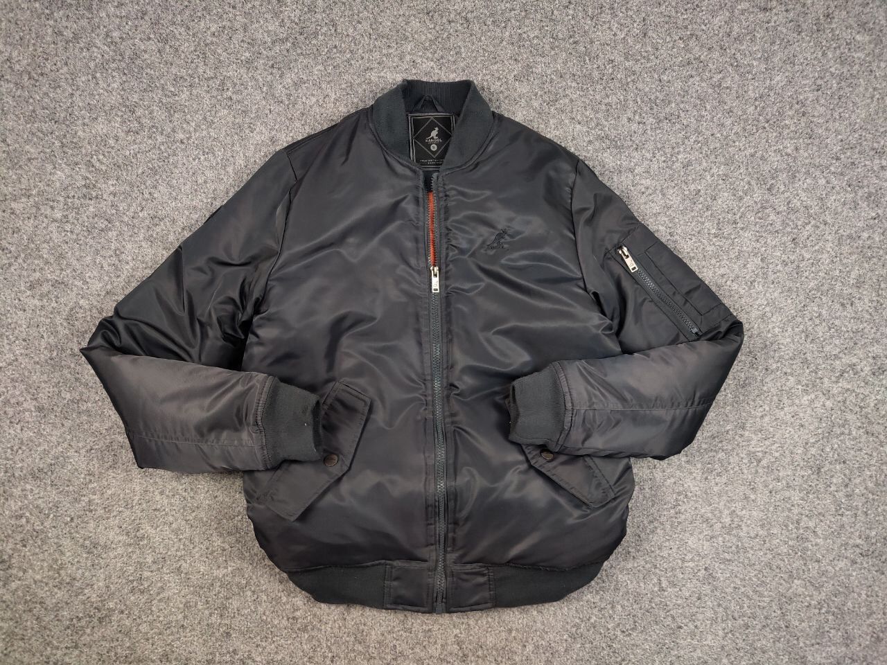 Kangol Kangol Original Logo Dark Gray Bomber Jacket Retro Style Size US S / EU 44-46 / 1 - 14 Thumbnail