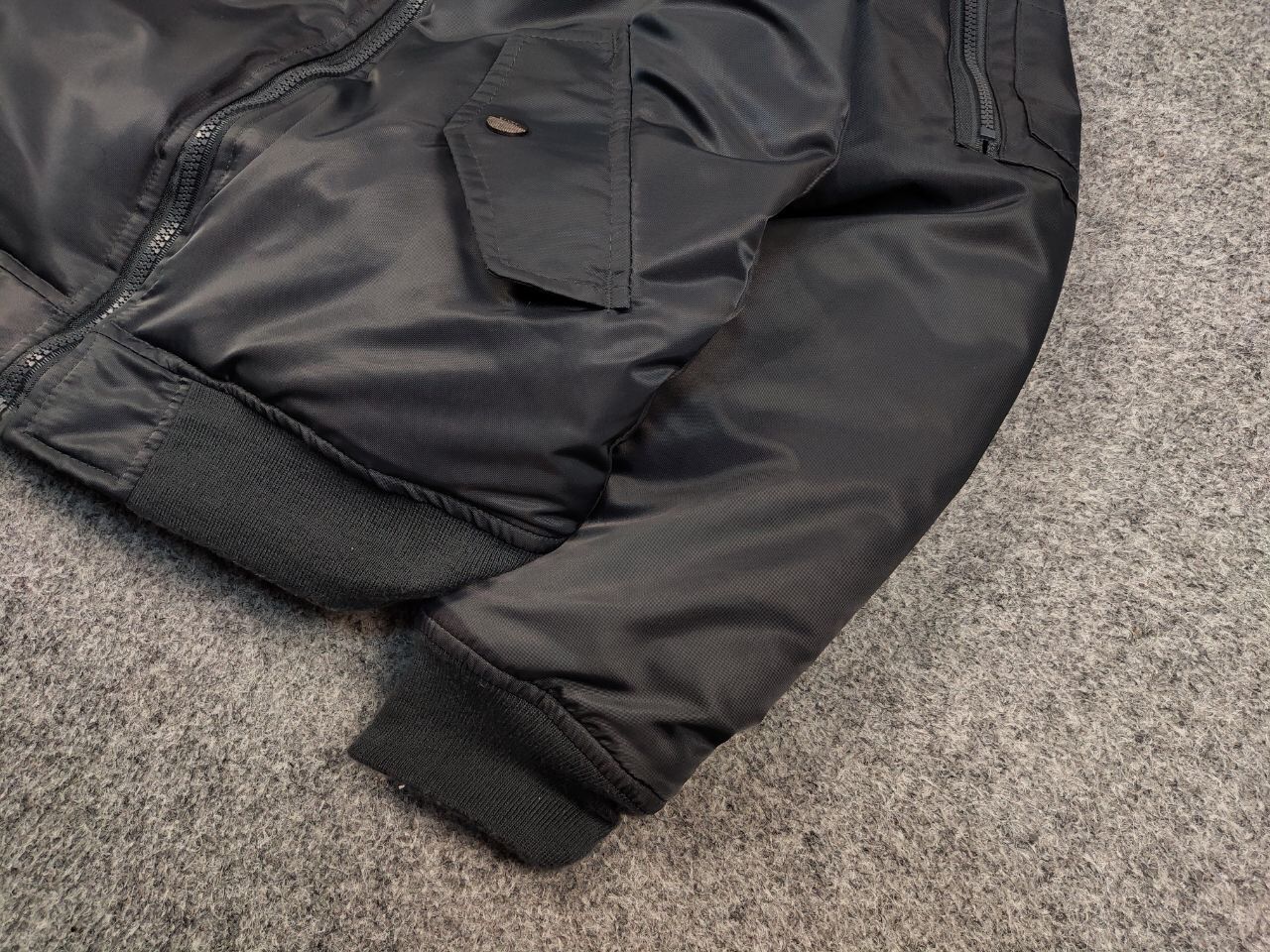 Kangol Kangol Original Logo Dark Gray Bomber Jacket Retro Style Size US S / EU 44-46 / 1 - 5 Thumbnail