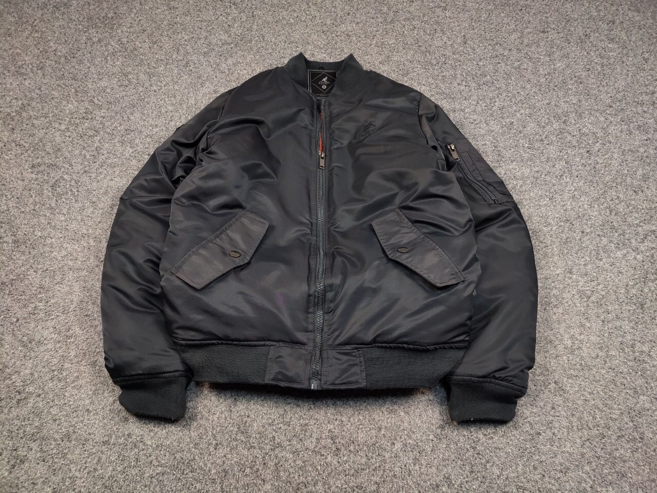 Kangol Kangol Original Logo Dark Gray Bomber Jacket Retro Style Size US S / EU 44-46 / 1 - 2 Thumbnail