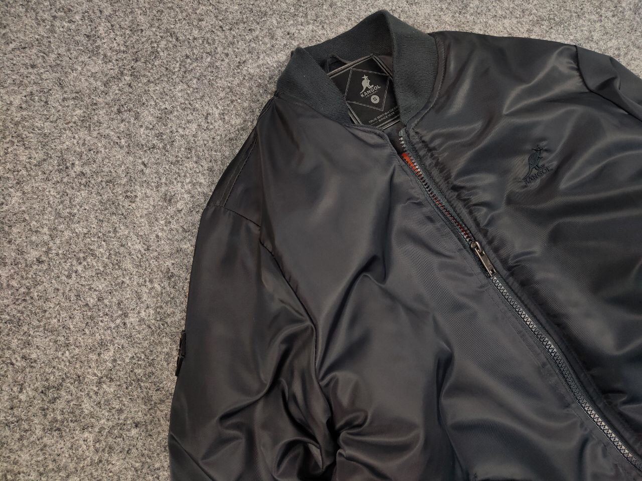 Kangol Kangol Original Logo Dark Gray Bomber Jacket Retro Style Size US S / EU 44-46 / 1 - 8 Thumbnail