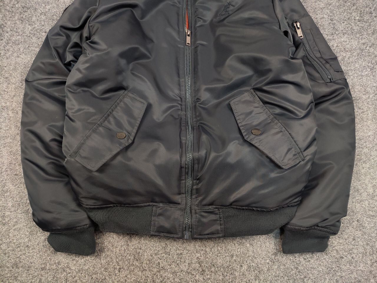 Kangol Kangol Original Logo Dark Gray Bomber Jacket Retro Style Size US S / EU 44-46 / 1 - 10 Thumbnail