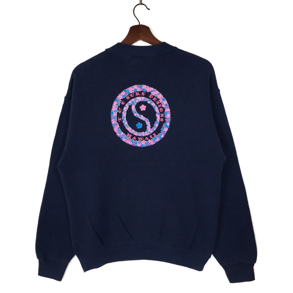 Vintage T&C Girl Hawaii Sweatshirt Size US M / EU 48-50 / 2 - 1 Thumbnail