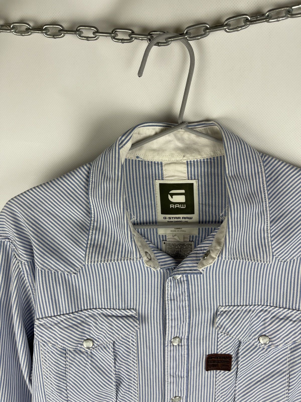 G-Star G-Star Raw Cargo line RCO western Sheffield striped ls shirt Size US L / EU 52-54 / 3 - 9 Thumbnail