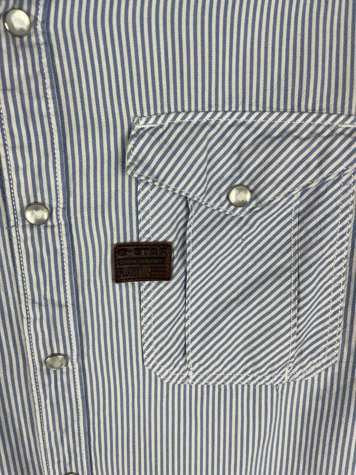 G-Star G-Star Raw Cargo line RCO western Sheffield striped ls shirt Size US L / EU 52-54 / 3 - 8 Thumbnail