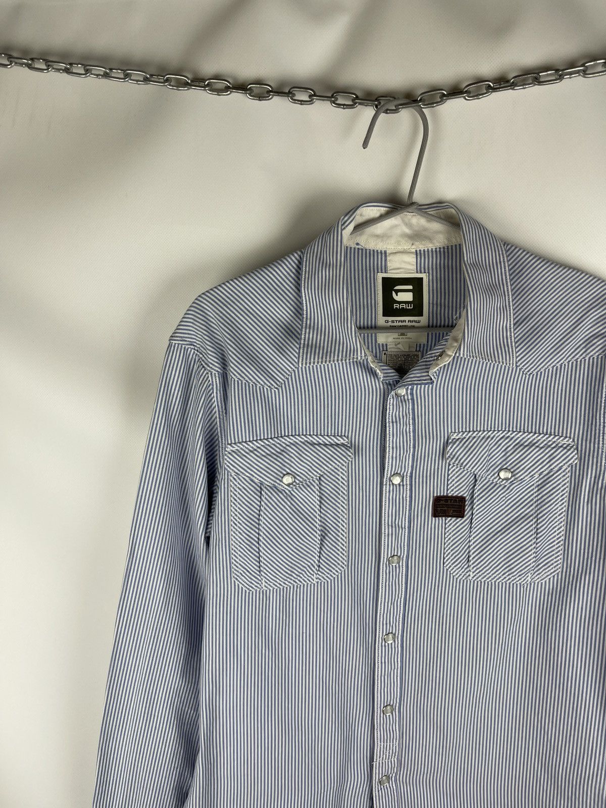 G-Star G-Star Raw Cargo line RCO western Sheffield striped ls shirt Size US L / EU 52-54 / 3 - 2 Thumbnail