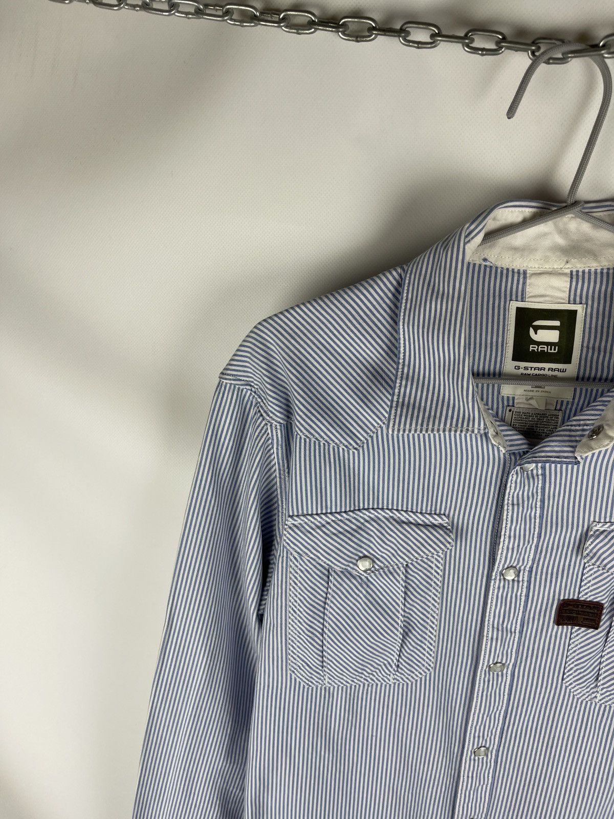 G-Star G-Star Raw Cargo line RCO western Sheffield striped ls shirt Size US L / EU 52-54 / 3 - 11 Thumbnail