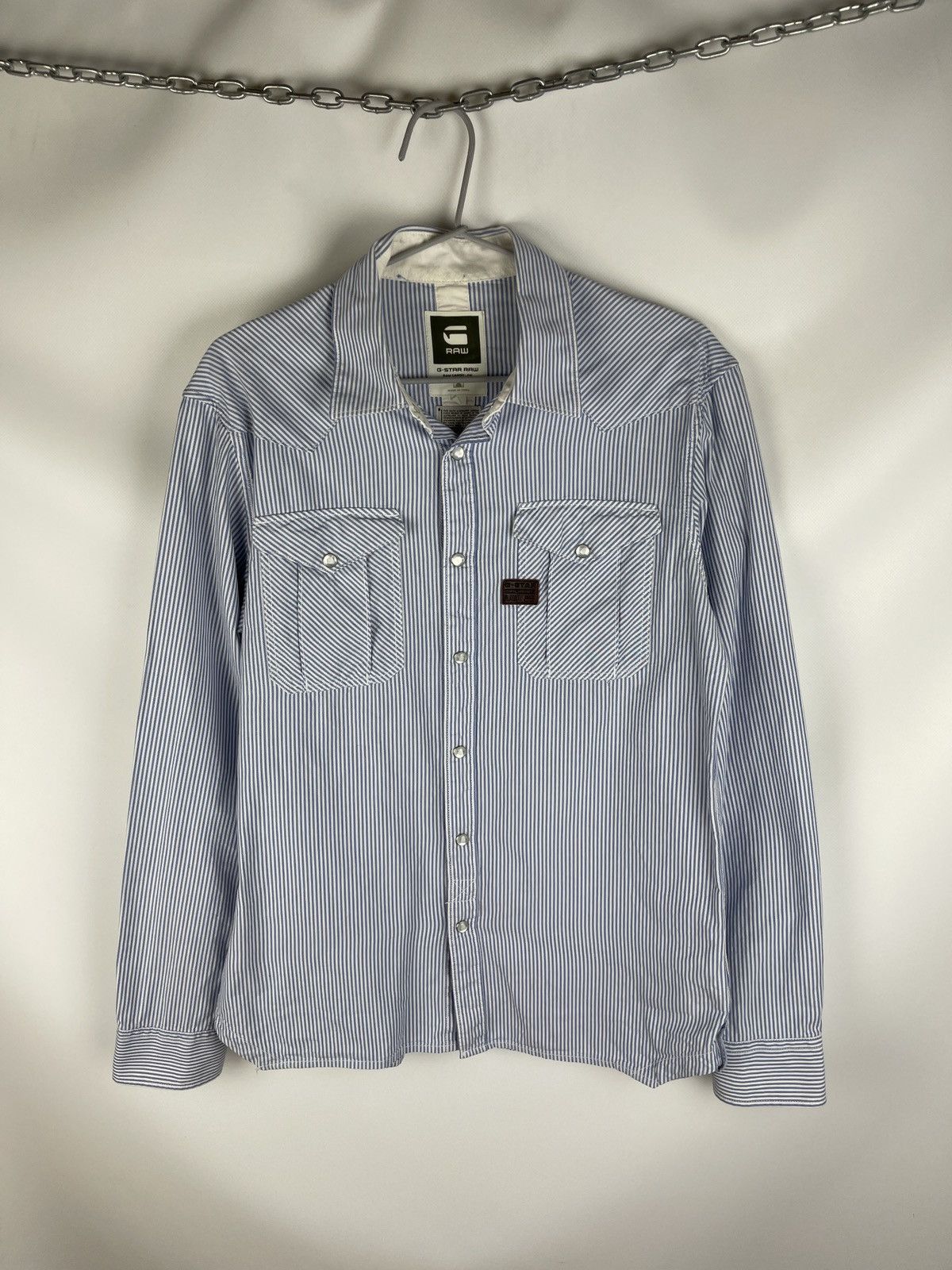 G-Star G-Star Raw Cargo line RCO western Sheffield striped ls shirt Size US L / EU 52-54 / 3 - 1 Thumbnail