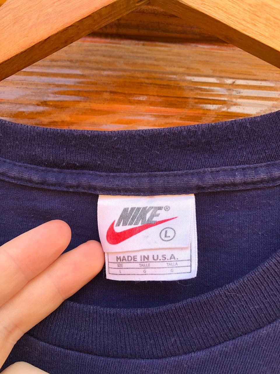 Nike × Vintage Vintage Nike T-shirts / 90's Nike Court Tee Size US L / EU 52-54 / 3 - 6 Thumbnail