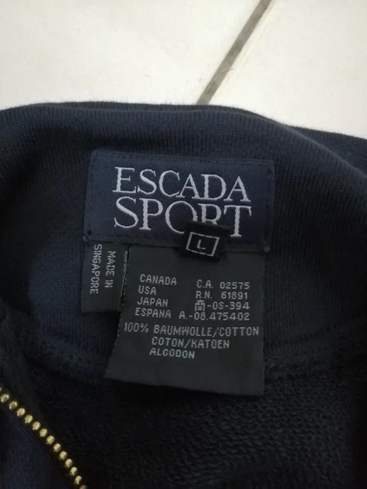Vintage ESCADA SPORT Sweatshirt Size US L / EU 52-54 / 3 - 3 Thumbnail
