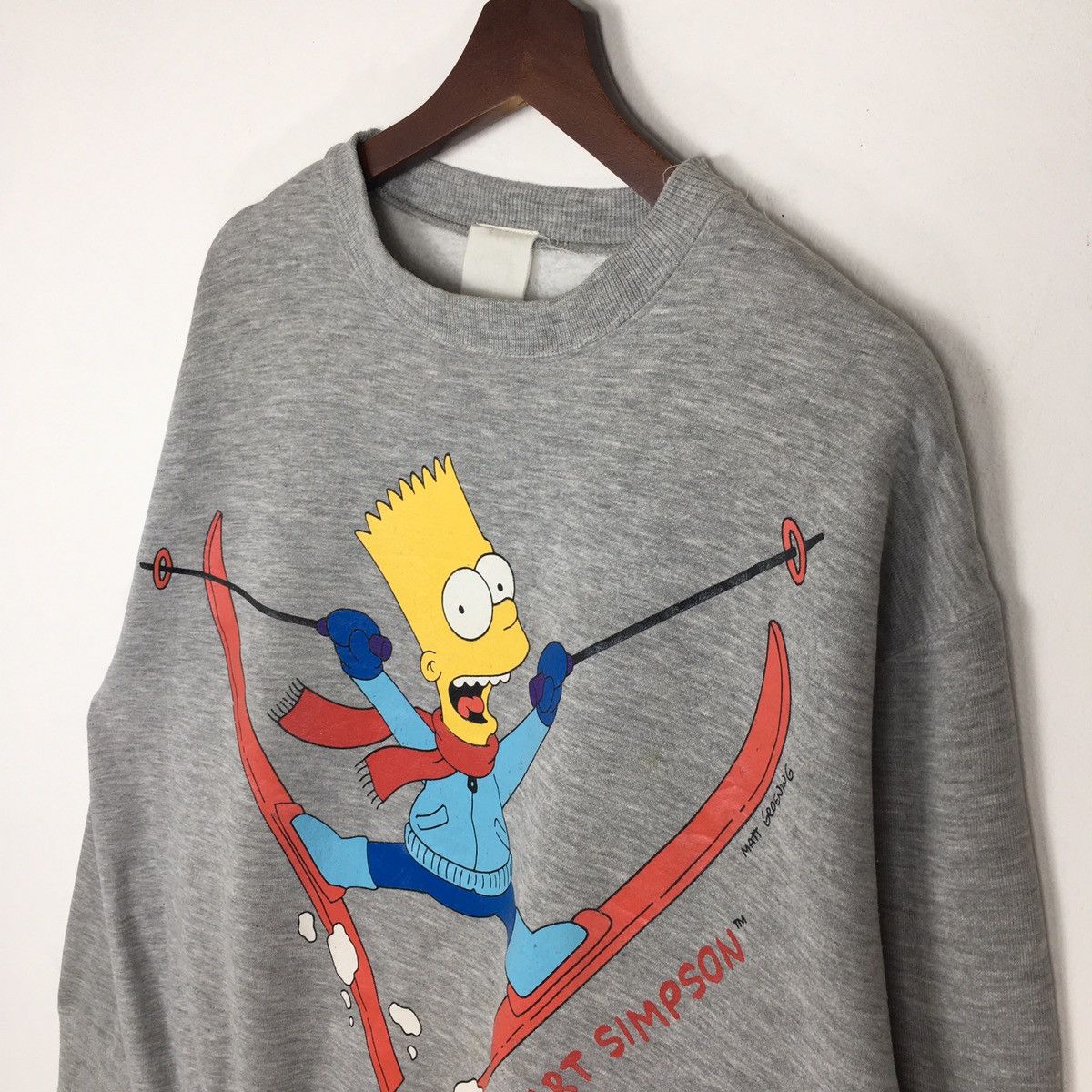 The Simpsons × Vintage 90s Bart Simpson Sweatshirt Size US M / EU 48-50 / 2 - 3 Thumbnail
