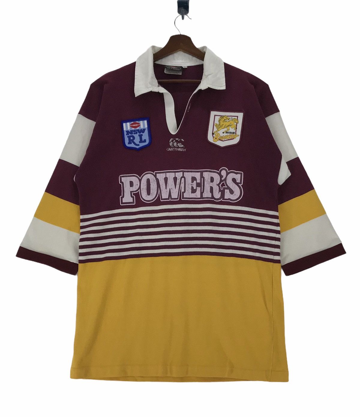 Canterbury of New Zealand Vintage 90s Canterbury Of New Zealand Sweatshirt Polo Rugby Size US L / EU 52-54 / 3 - 1 Thumbnail