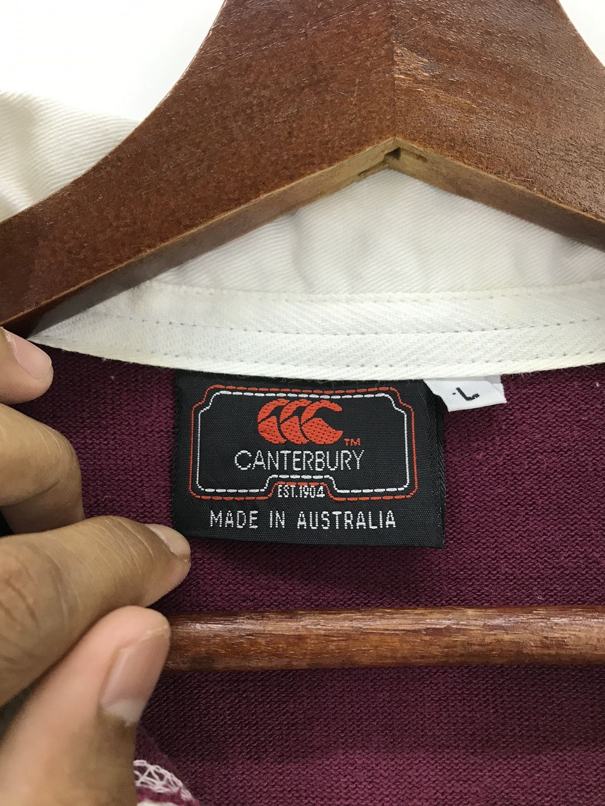 Canterbury of New Zealand Vintage 90s Canterbury Of New Zealand Sweatshirt Polo Rugby Size US L / EU 52-54 / 3 - 7 Thumbnail