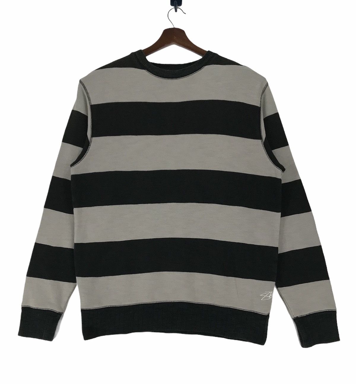 Stussy Vintage 90s Stussy Sweatshirt Stripe. Size US S / EU 44-46 / 1 - 1 Thumbnail