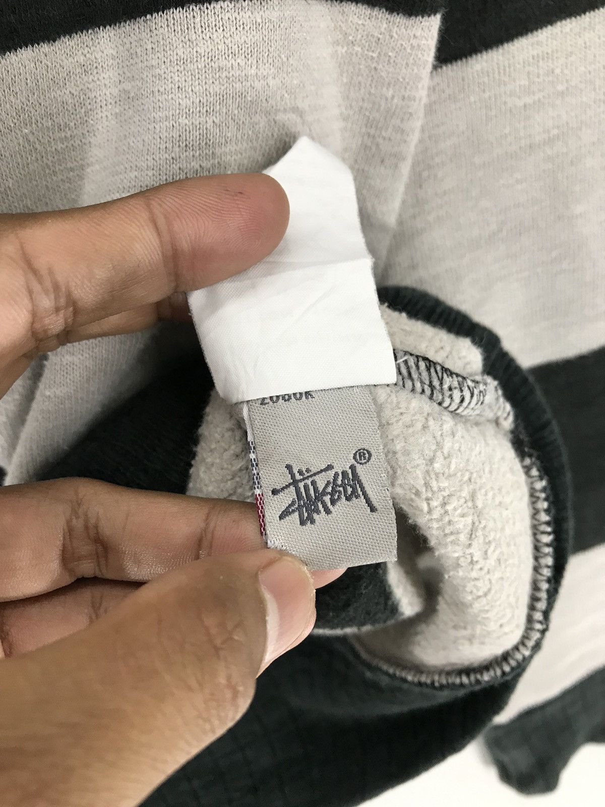 Stussy Vintage 90s Stussy Sweatshirt Stripe. Size US S / EU 44-46 / 1 - 7 Thumbnail