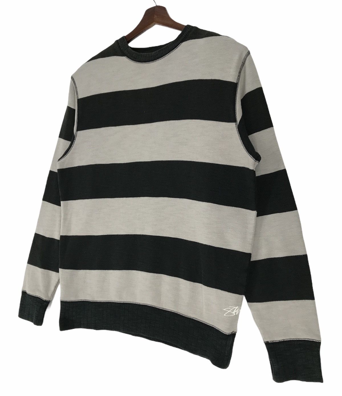 Stussy Vintage 90s Stussy Sweatshirt Stripe. Size US S / EU 44-46 / 1 - 2 Thumbnail