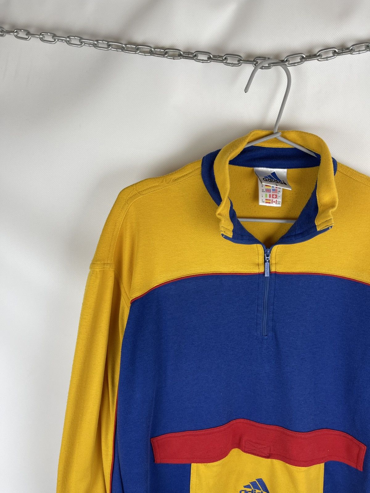 Adidas Adidas vintage 90s anorak style pullover center logo Size US L / EU 52-54 / 3 - 2 Thumbnail