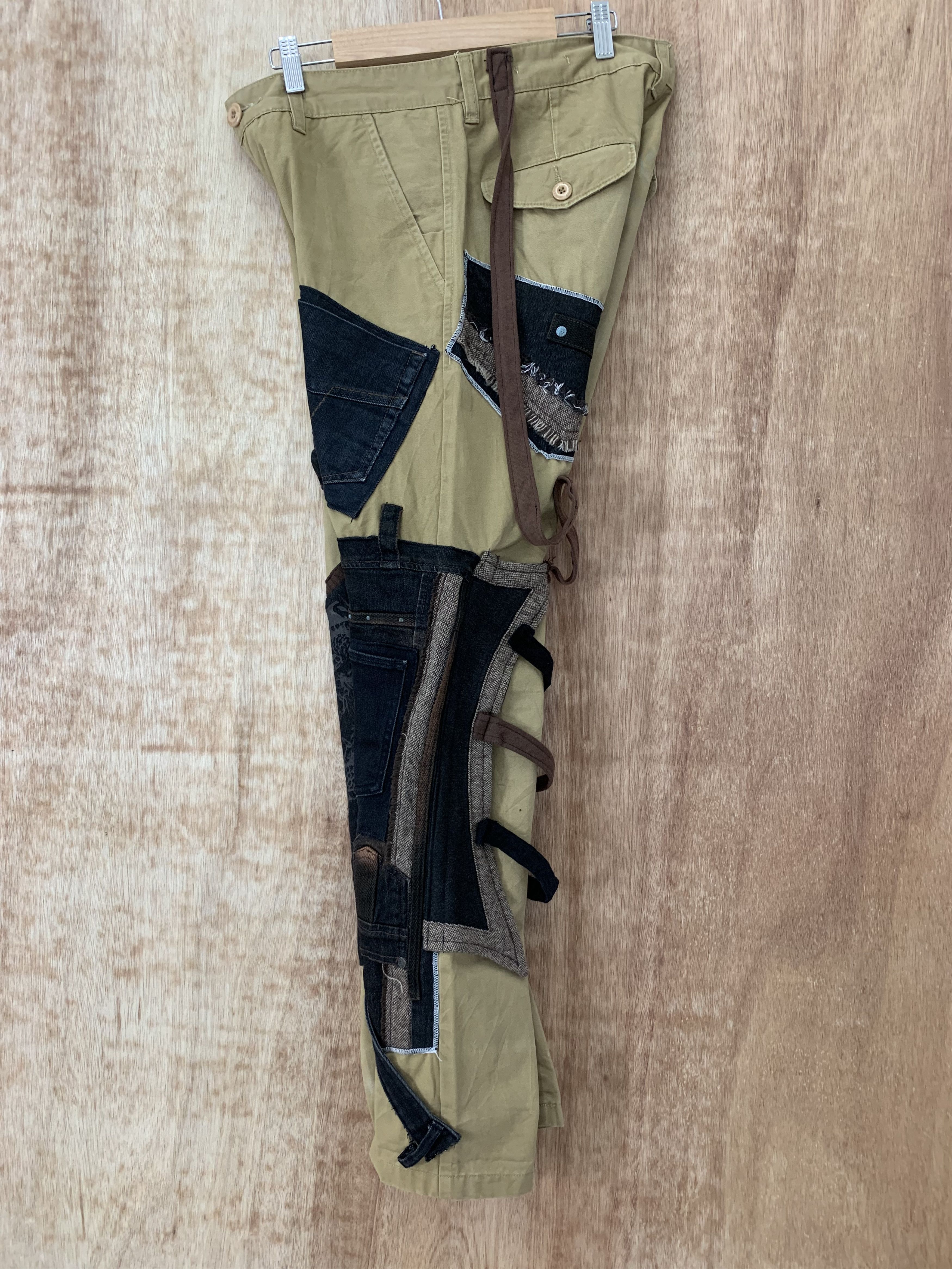 Denim & Supply Ralph Lauren Reconstructed Cargo Pants Multipocket Ralph Lauren Bondage Size US 31 - 17 Thumbnail