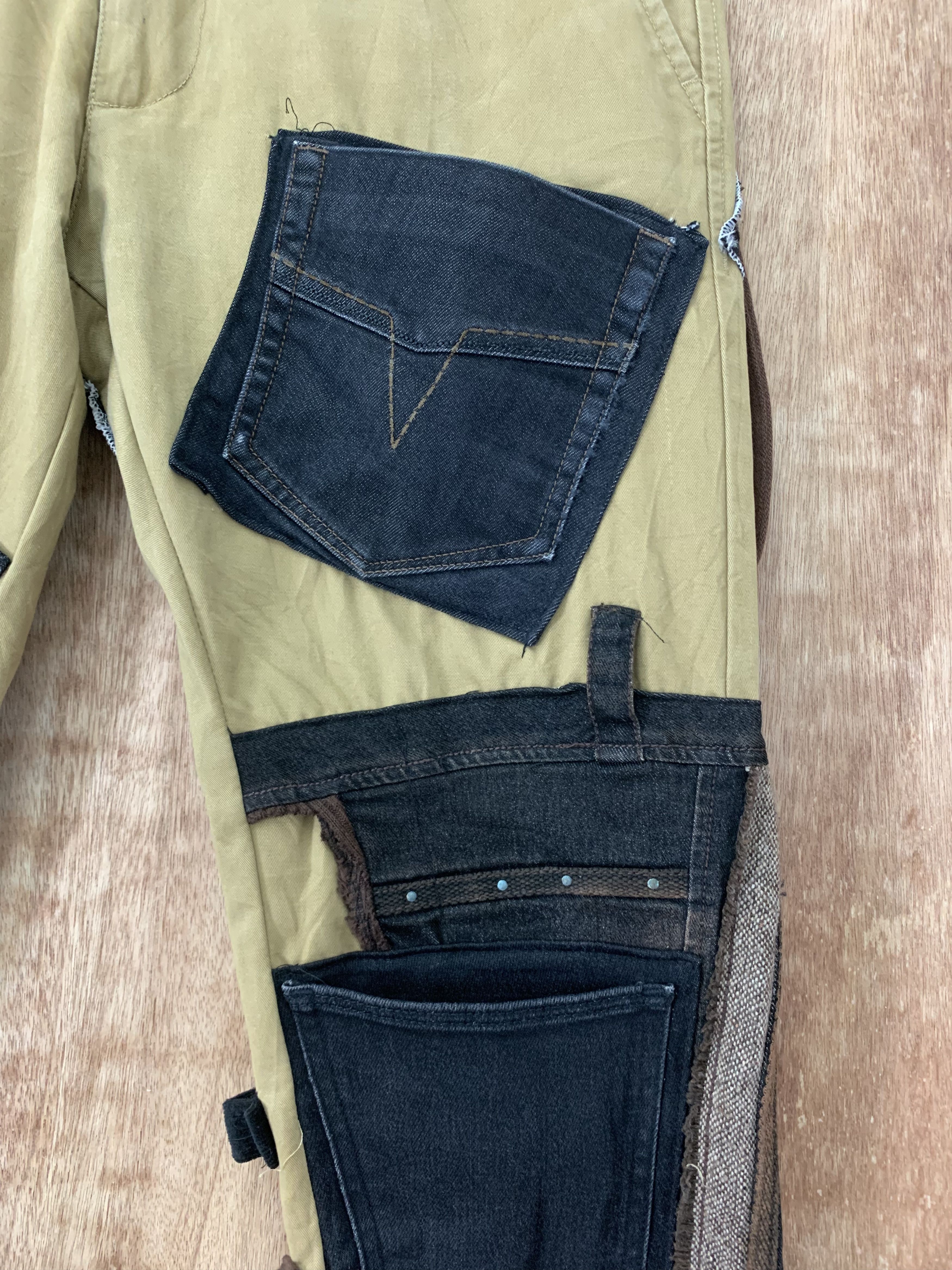 Denim & Supply Ralph Lauren Reconstructed Cargo Pants Multipocket Ralph Lauren Bondage Size US 31 - 9 Thumbnail