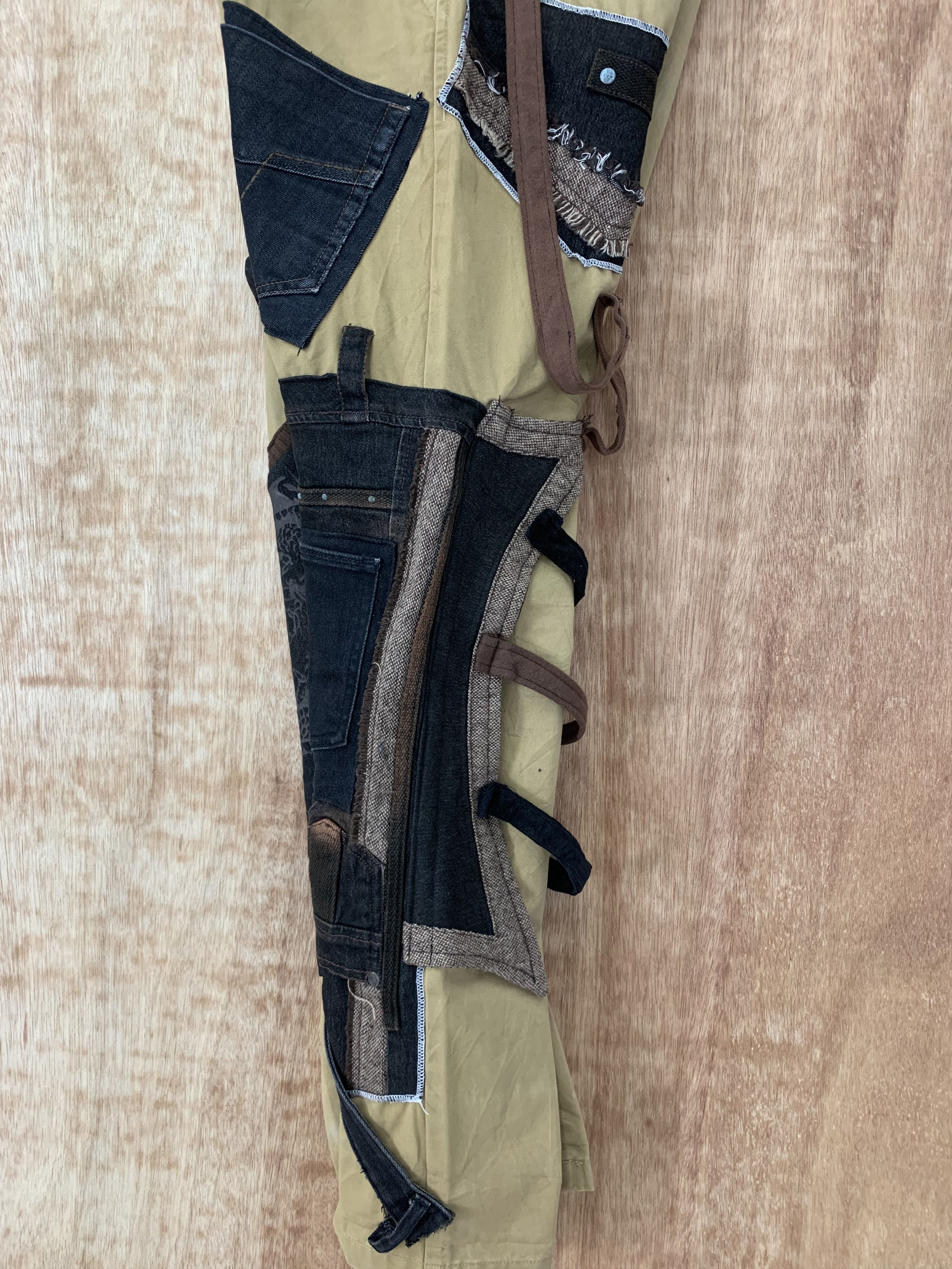 Denim & Supply Ralph Lauren Reconstructed Cargo Pants Multipocket Ralph Lauren Bondage Size US 31 - 18 Thumbnail