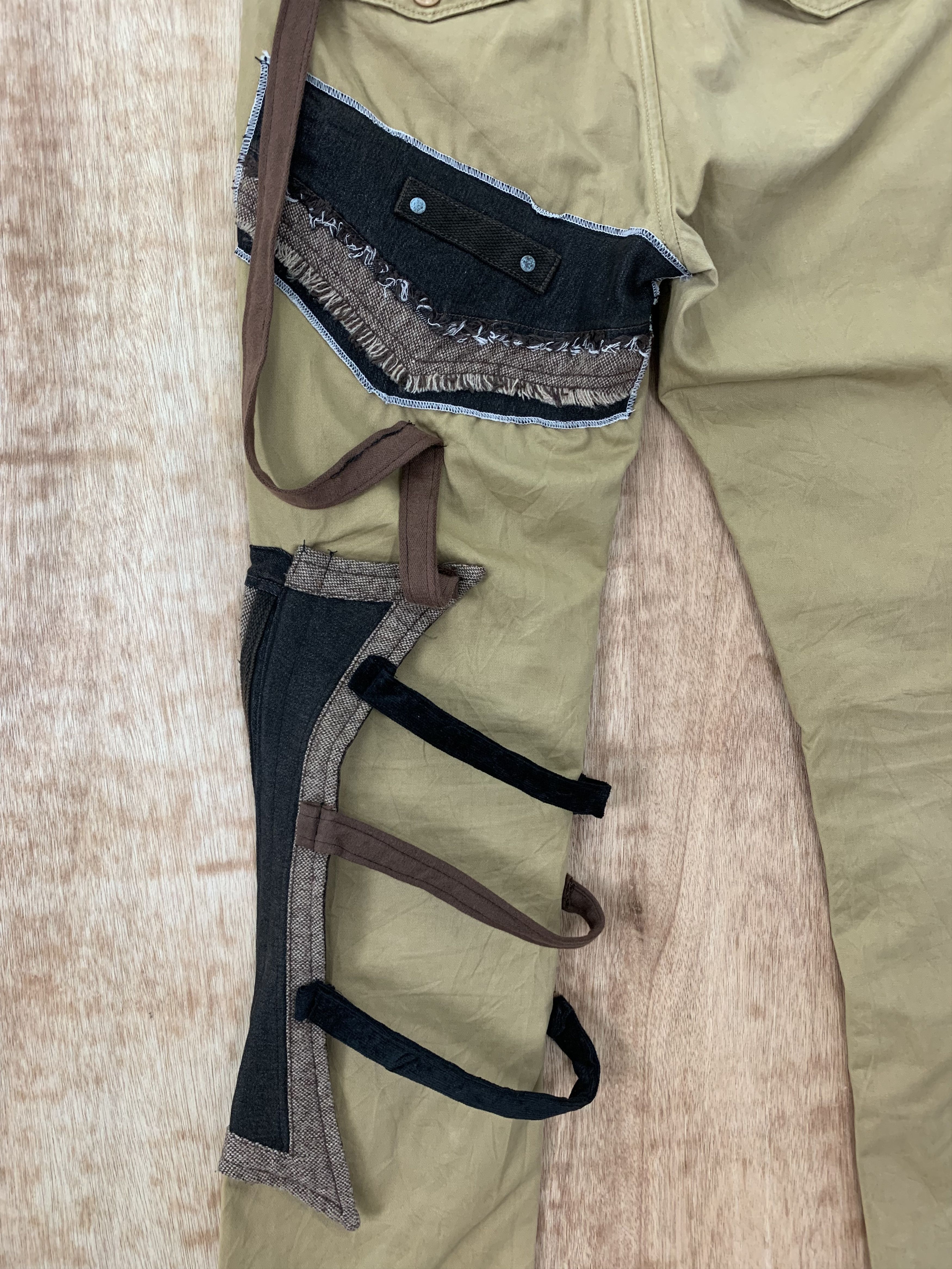 Denim & Supply Ralph Lauren Reconstructed Cargo Pants Multipocket Ralph Lauren Bondage Size US 31 - 19 Thumbnail