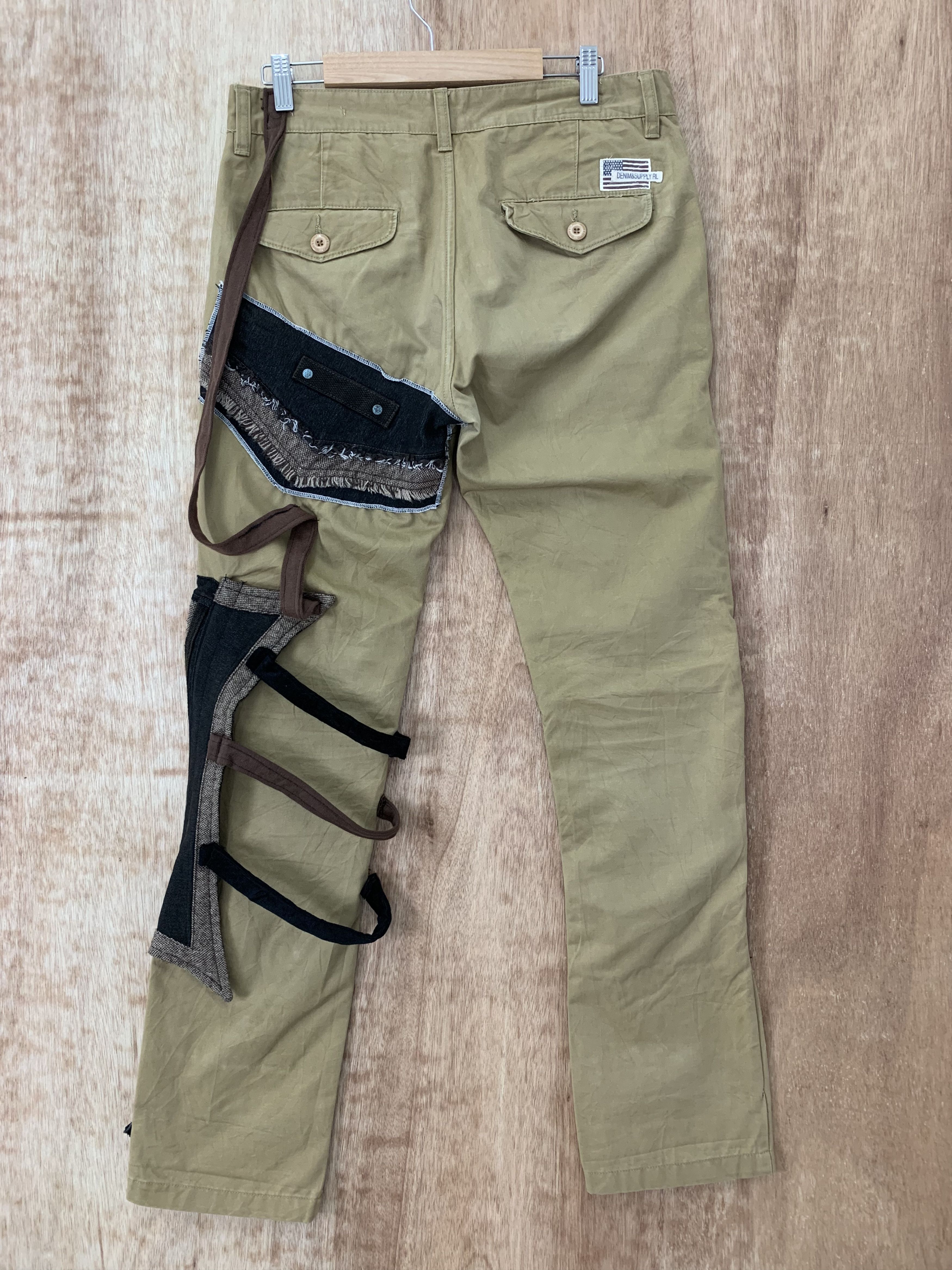 Denim & Supply Ralph Lauren Reconstructed Cargo Pants Multipocket Ralph Lauren Bondage Size US 31 - 2 Thumbnail