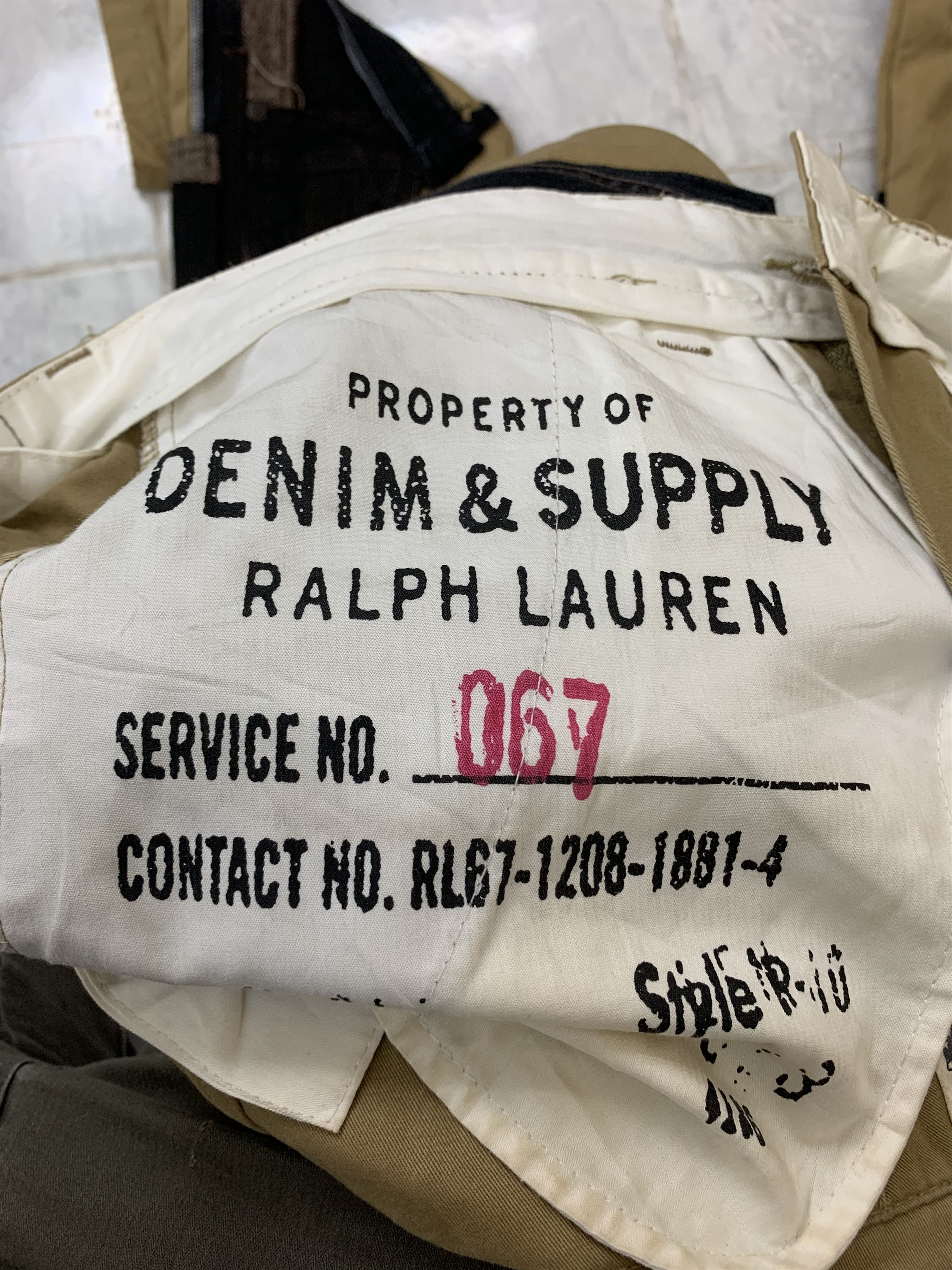 Denim & Supply Ralph Lauren Reconstructed Cargo Pants Multipocket Ralph Lauren Bondage Size US 31 - 21 Thumbnail