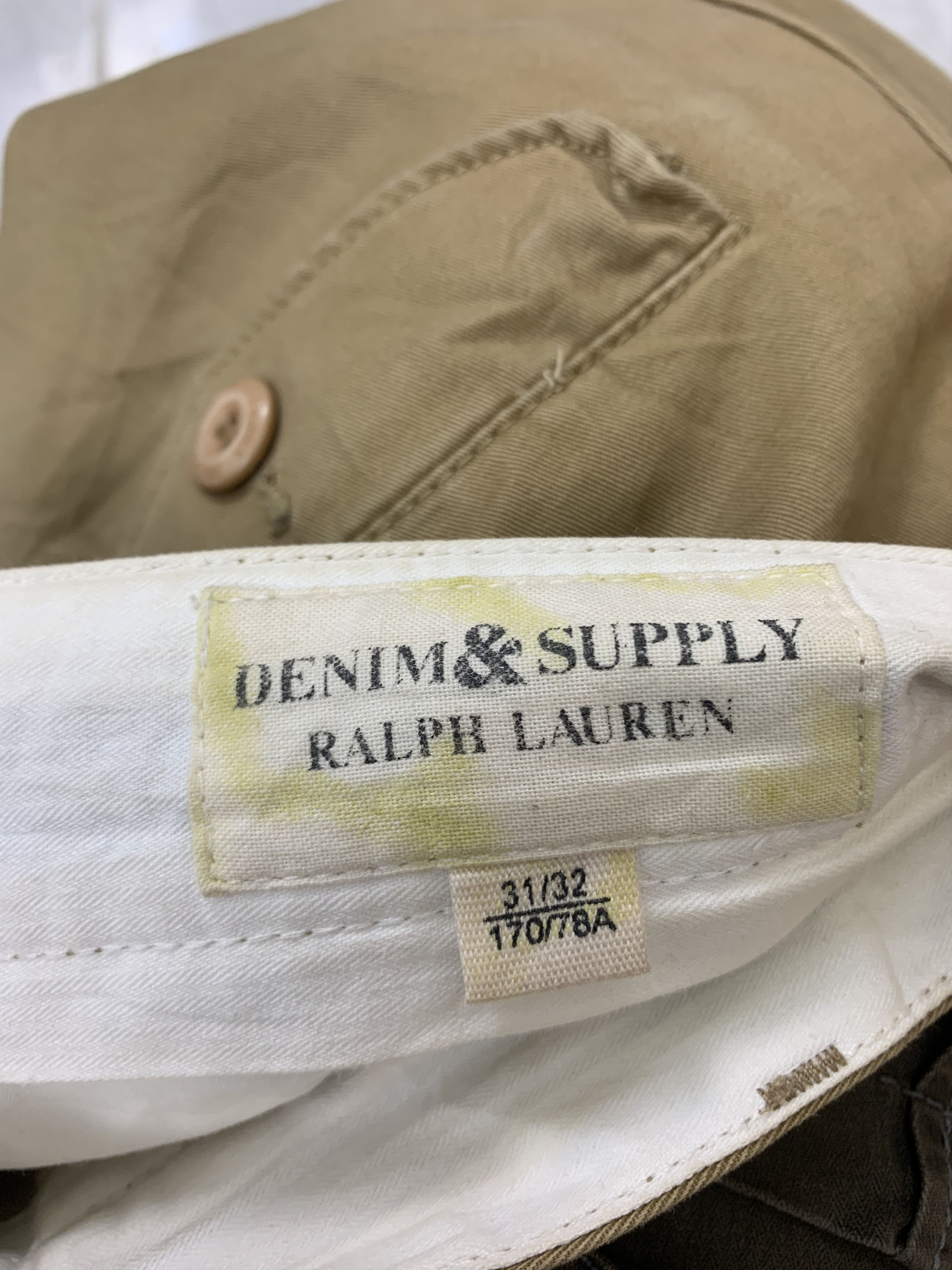 Denim & Supply Ralph Lauren Reconstructed Cargo Pants Multipocket Ralph Lauren Bondage Size US 31 - 20 Thumbnail