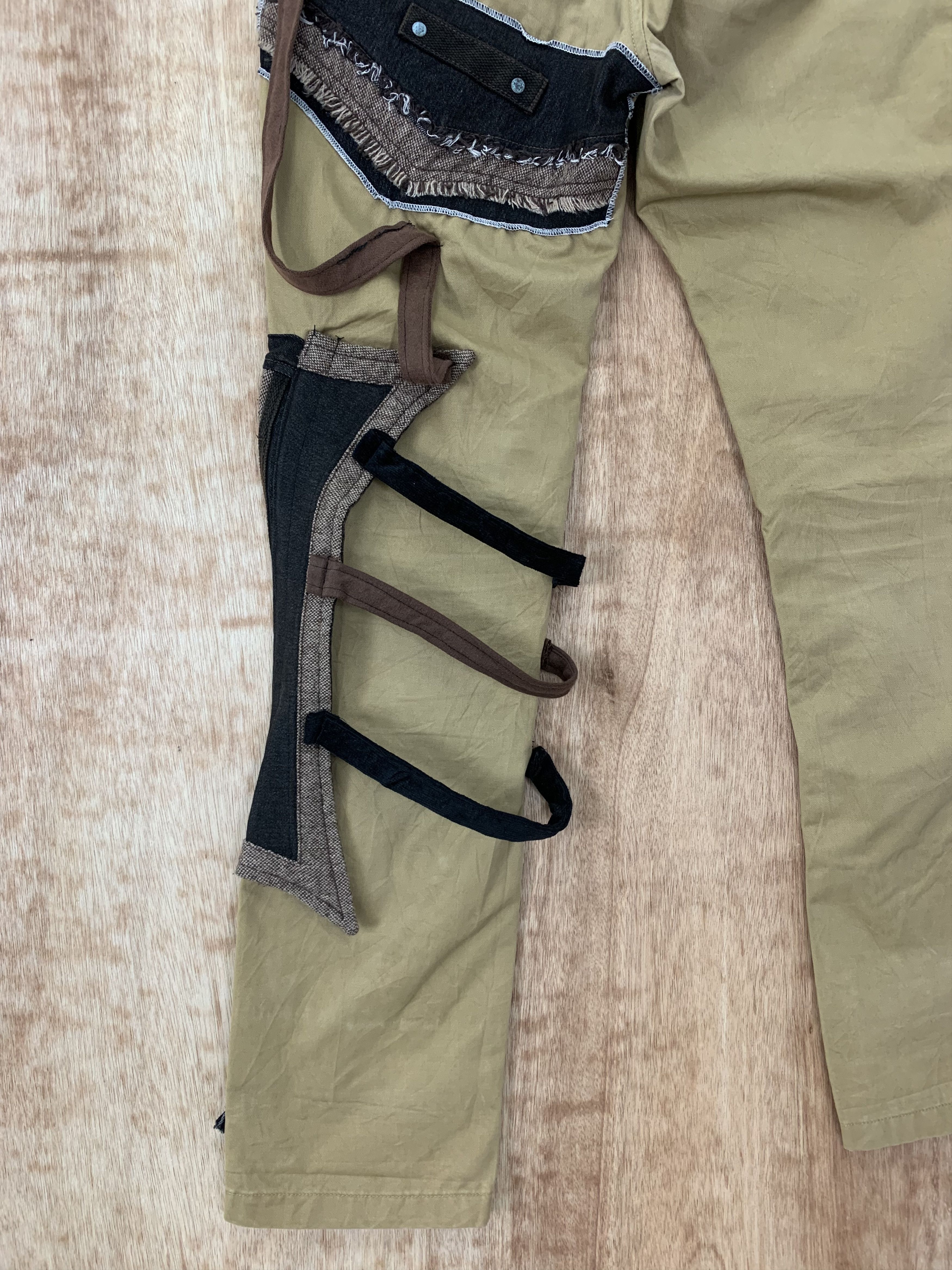 Denim & Supply Ralph Lauren Reconstructed Cargo Pants Multipocket Ralph Lauren Bondage Size US 31 - 14 Thumbnail