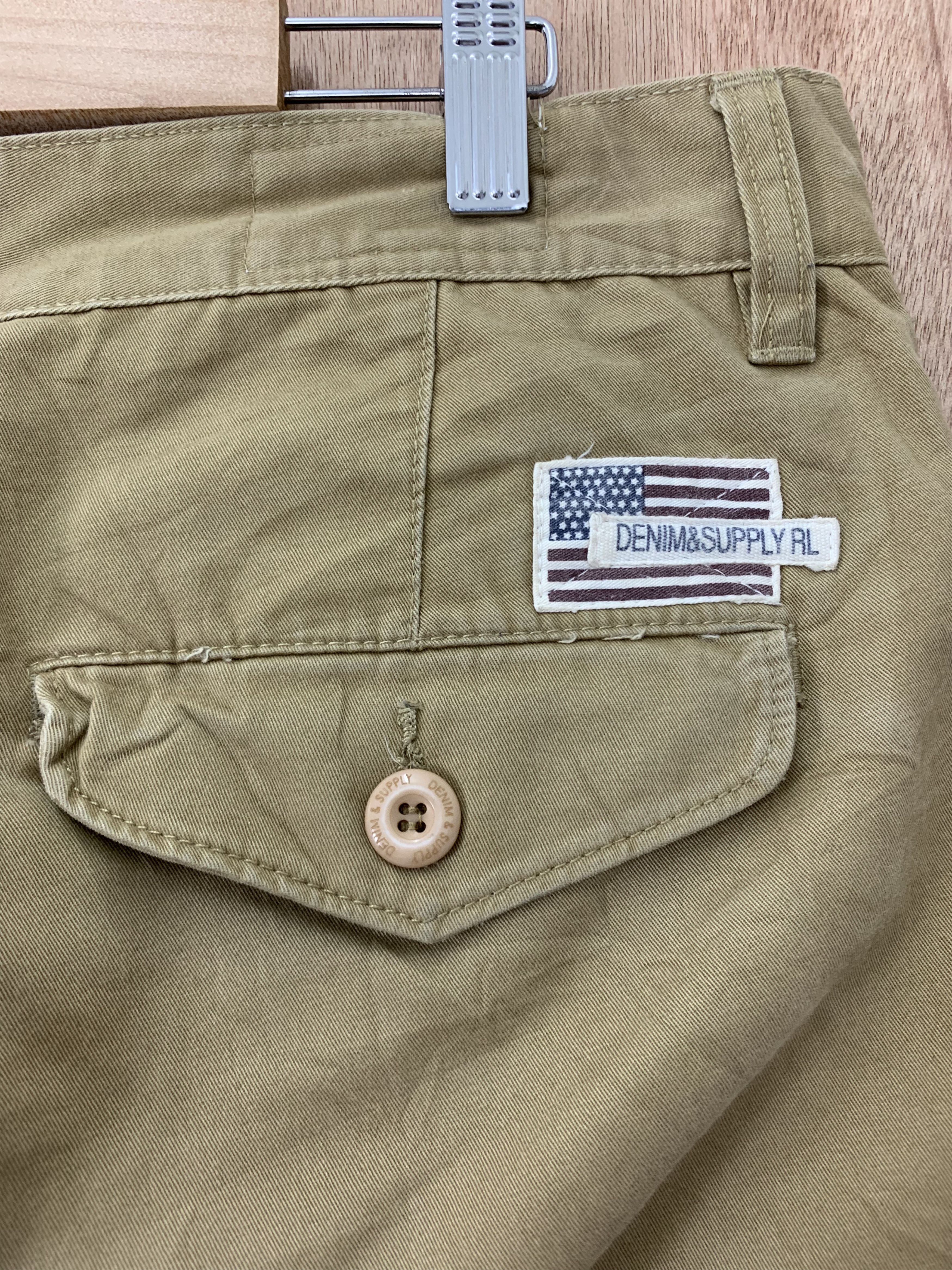 Denim & Supply Ralph Lauren Reconstructed Cargo Pants Multipocket Ralph Lauren Bondage Size US 31 - 15 Thumbnail