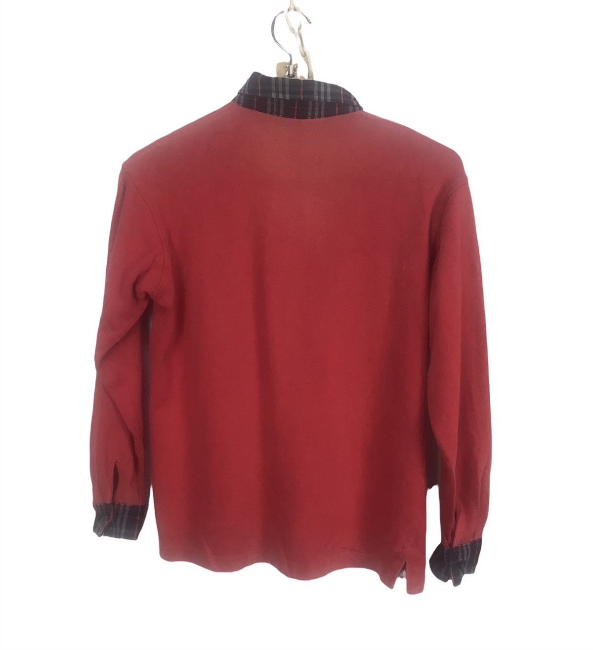 Burberry × Vintage Vintage Burberry small logo croptop polos shirt Size S / US 4 / IT 40 - 2 Thumbnail