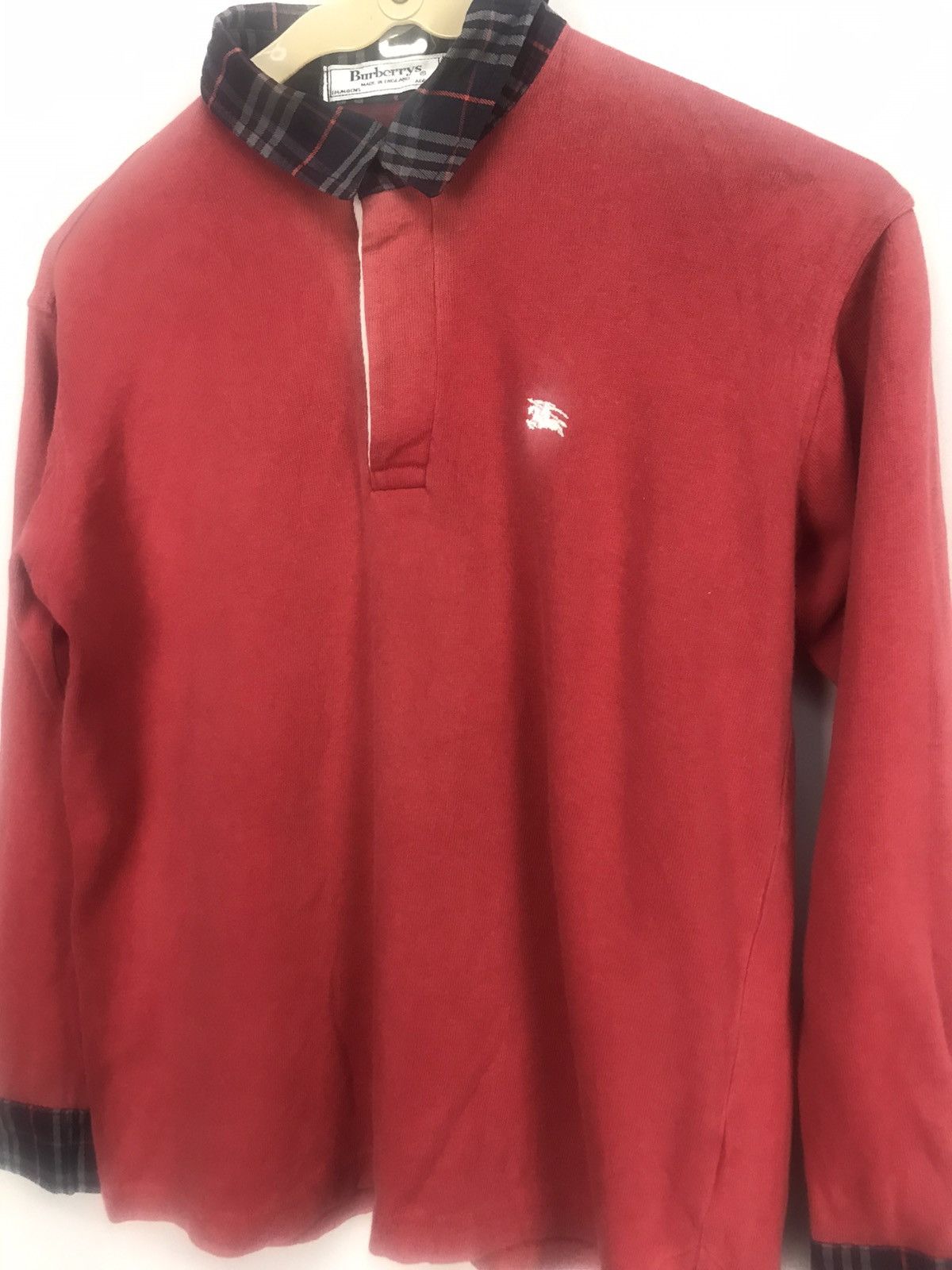 Burberry × Vintage Vintage Burberry small logo croptop polos shirt Size S / US 4 / IT 40 - 6 Thumbnail
