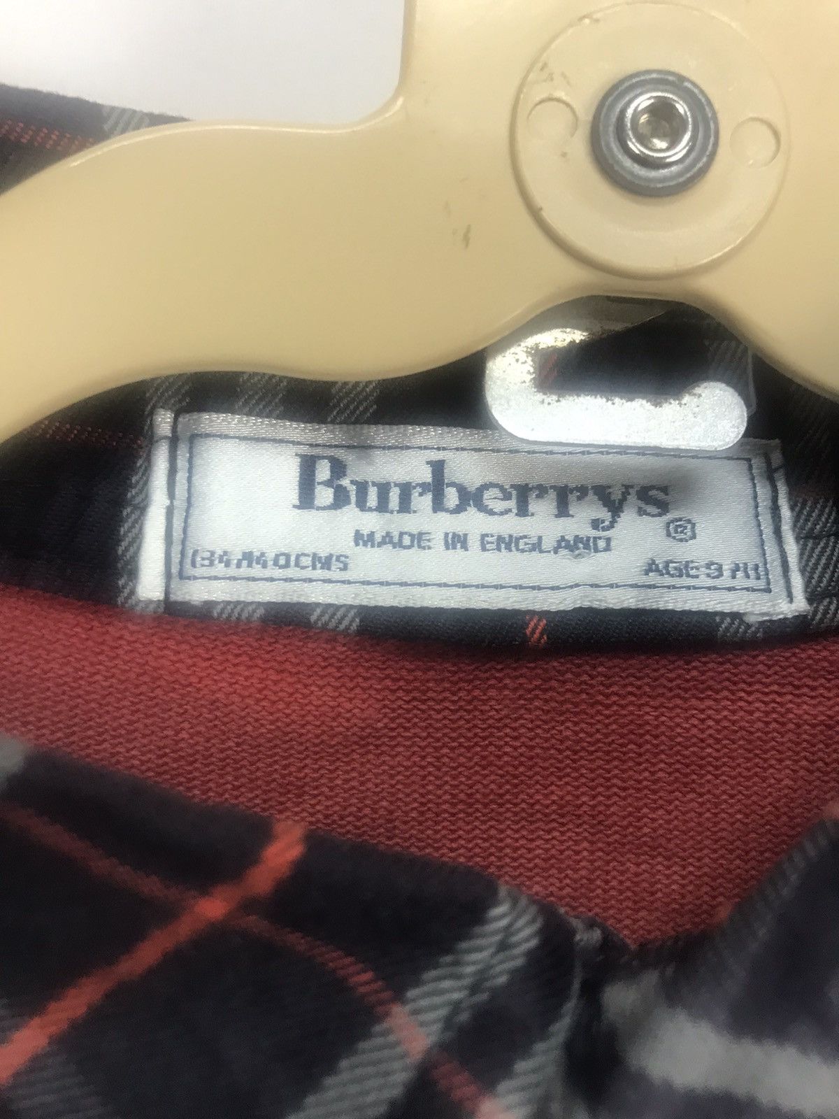 Burberry × Vintage Vintage Burberry small logo croptop polos shirt Size S / US 4 / IT 40 - 3 Thumbnail