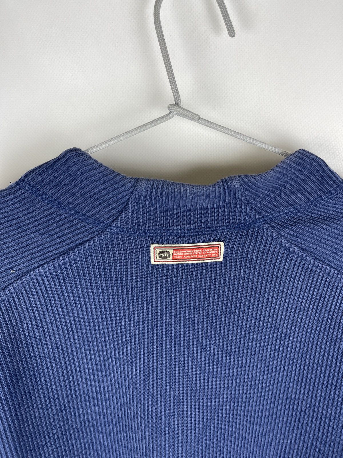 Nike Nike vintage 90s y2k blue sweater sweatshirt swoosh logo Size US L / EU 52-54 / 3 - 10 Thumbnail