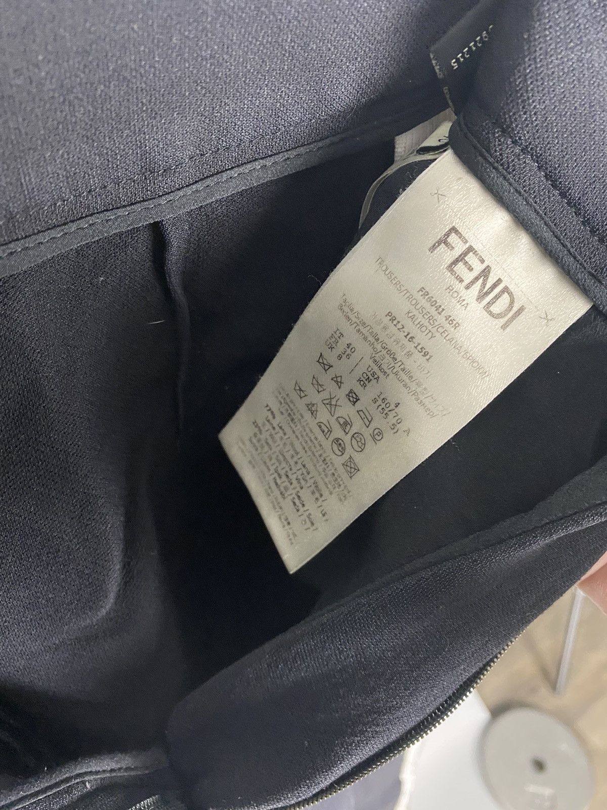 Fendi Tulle Panelled Dress Pants Size US 28 / EU 44 - 11 Thumbnail