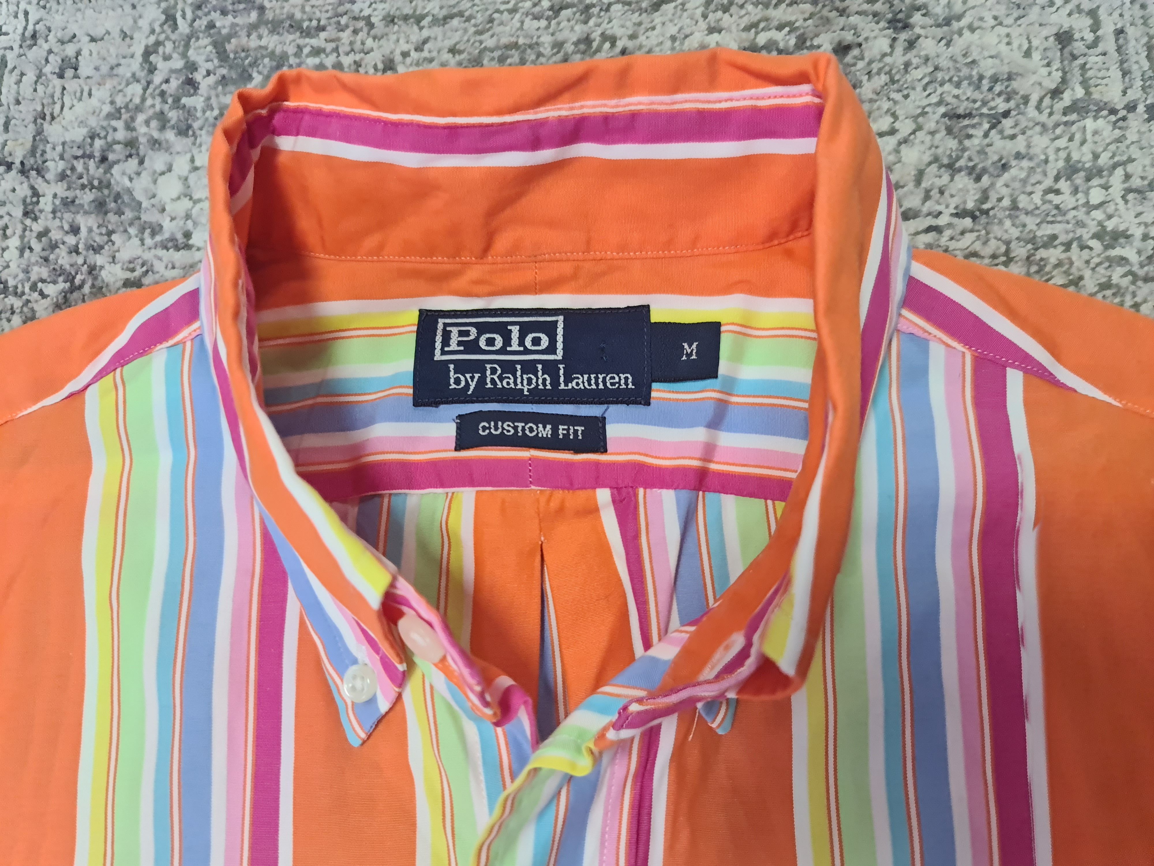 Polo Ralph Lauren Polo Ralph Lauren bright striped Button Up Shirt Size US M / EU 48-50 / 2 - 3 Thumbnail