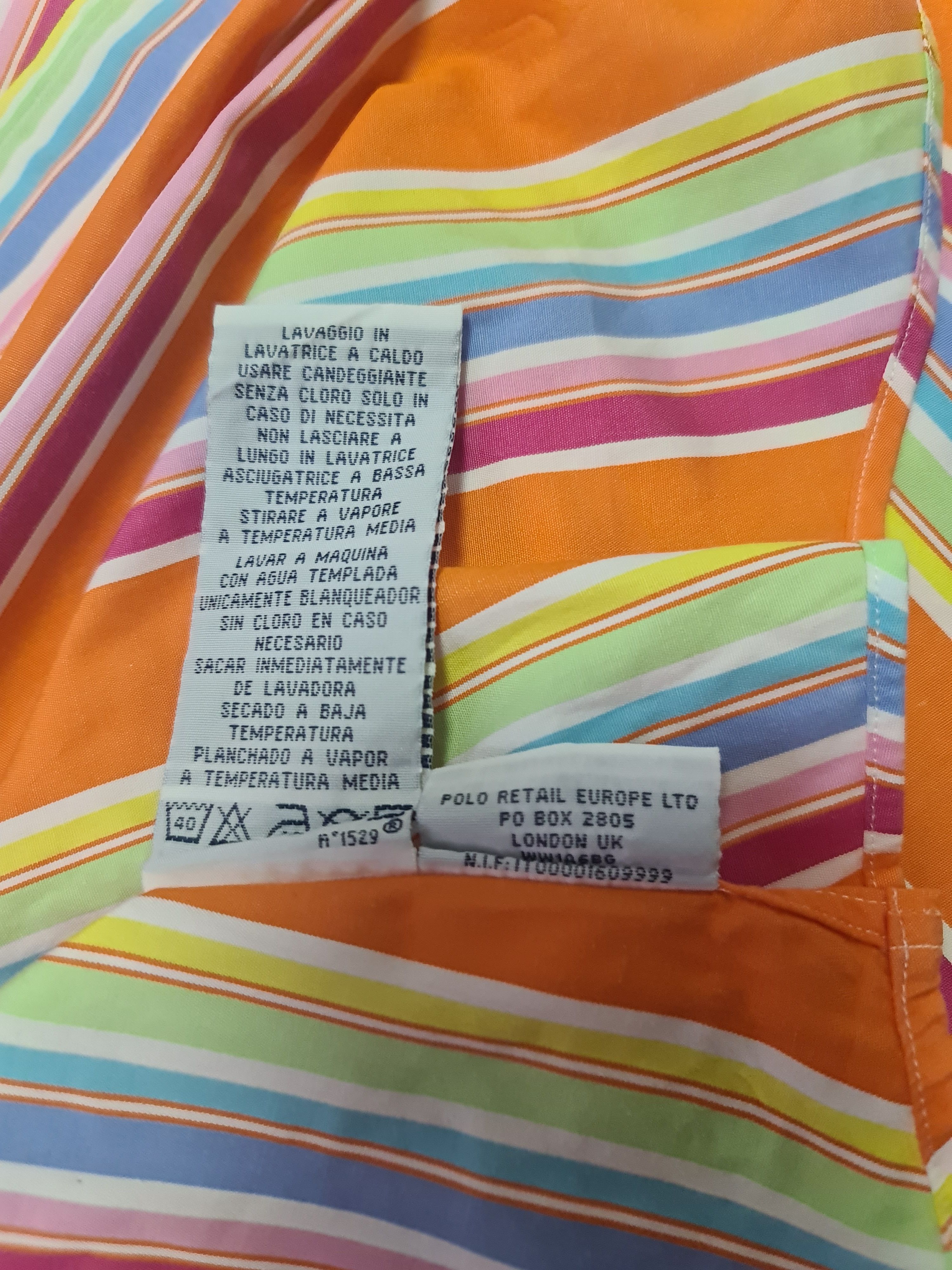 Polo Ralph Lauren Polo Ralph Lauren bright striped Button Up Shirt Size US M / EU 48-50 / 2 - 5 Thumbnail