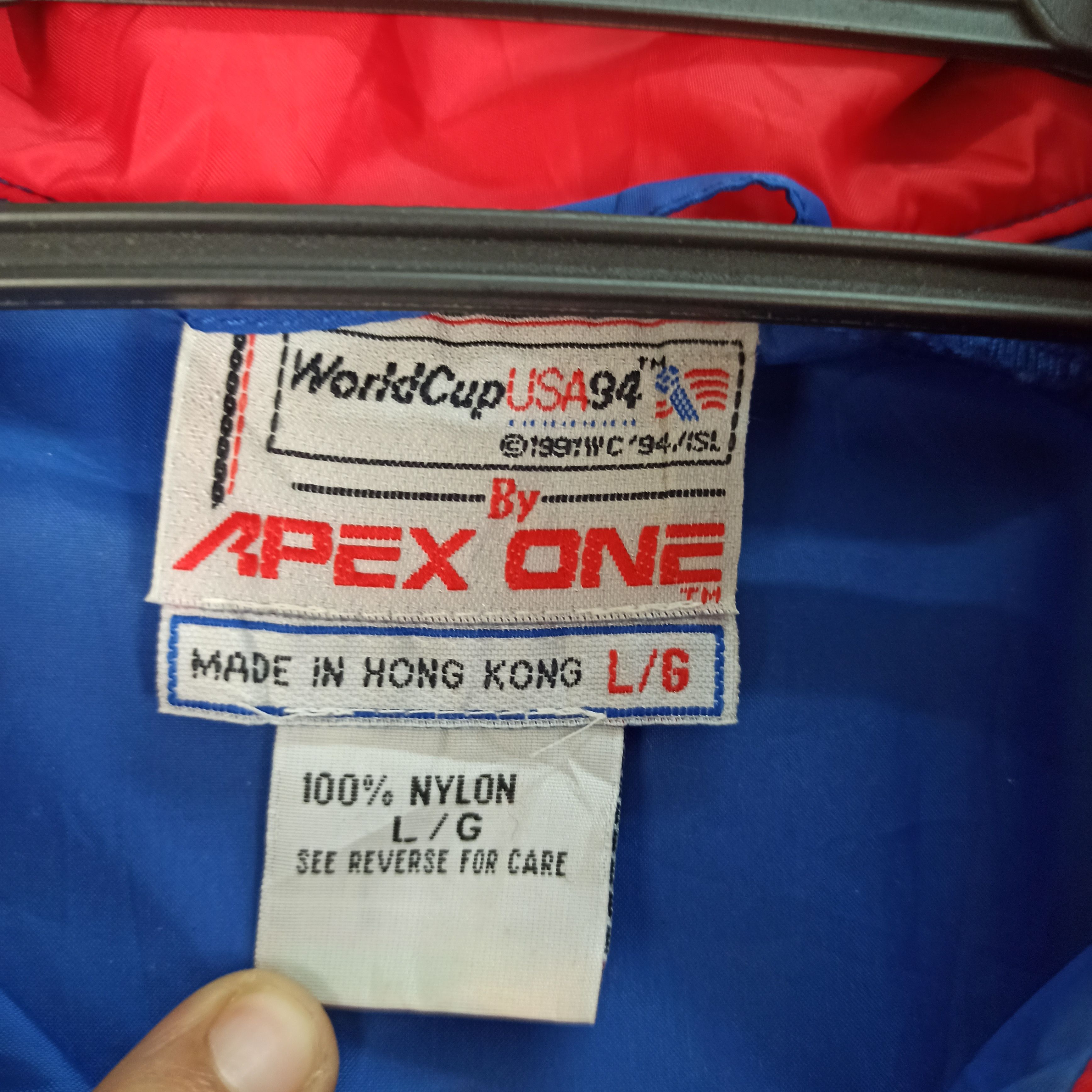 Apex One 🔥Rare🔥 Apex One USA World Cup 1994 NYLON JACKET Size US L / EU 52-54 / 3 - 10 Thumbnail